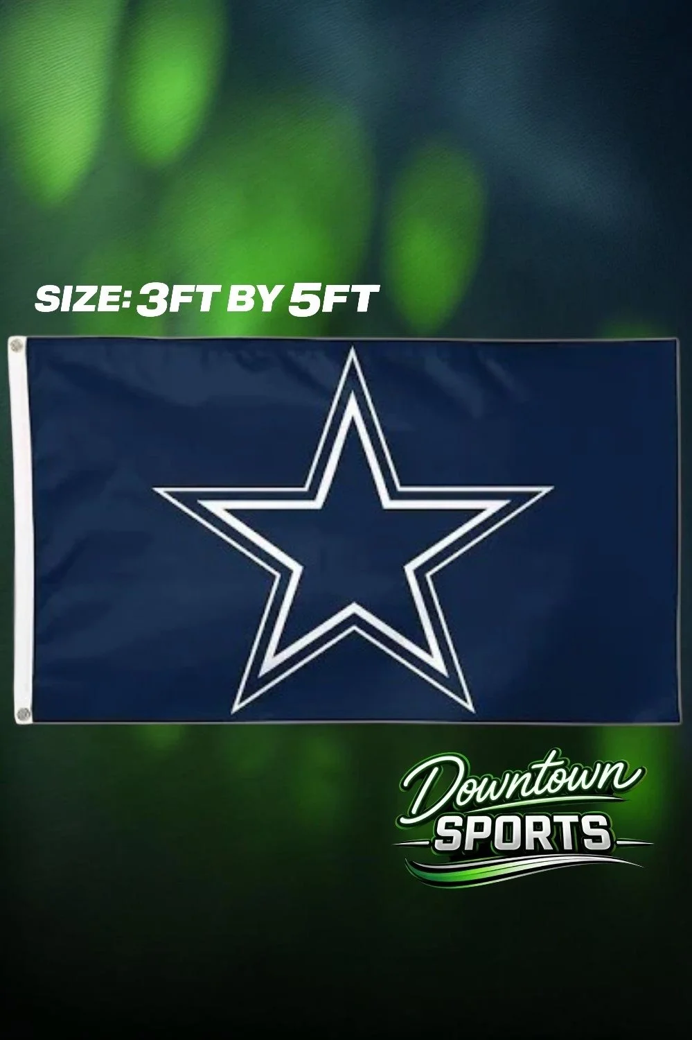 Dallas Cowboys, NFL Team Flag – Full Size 3ft by 5ft