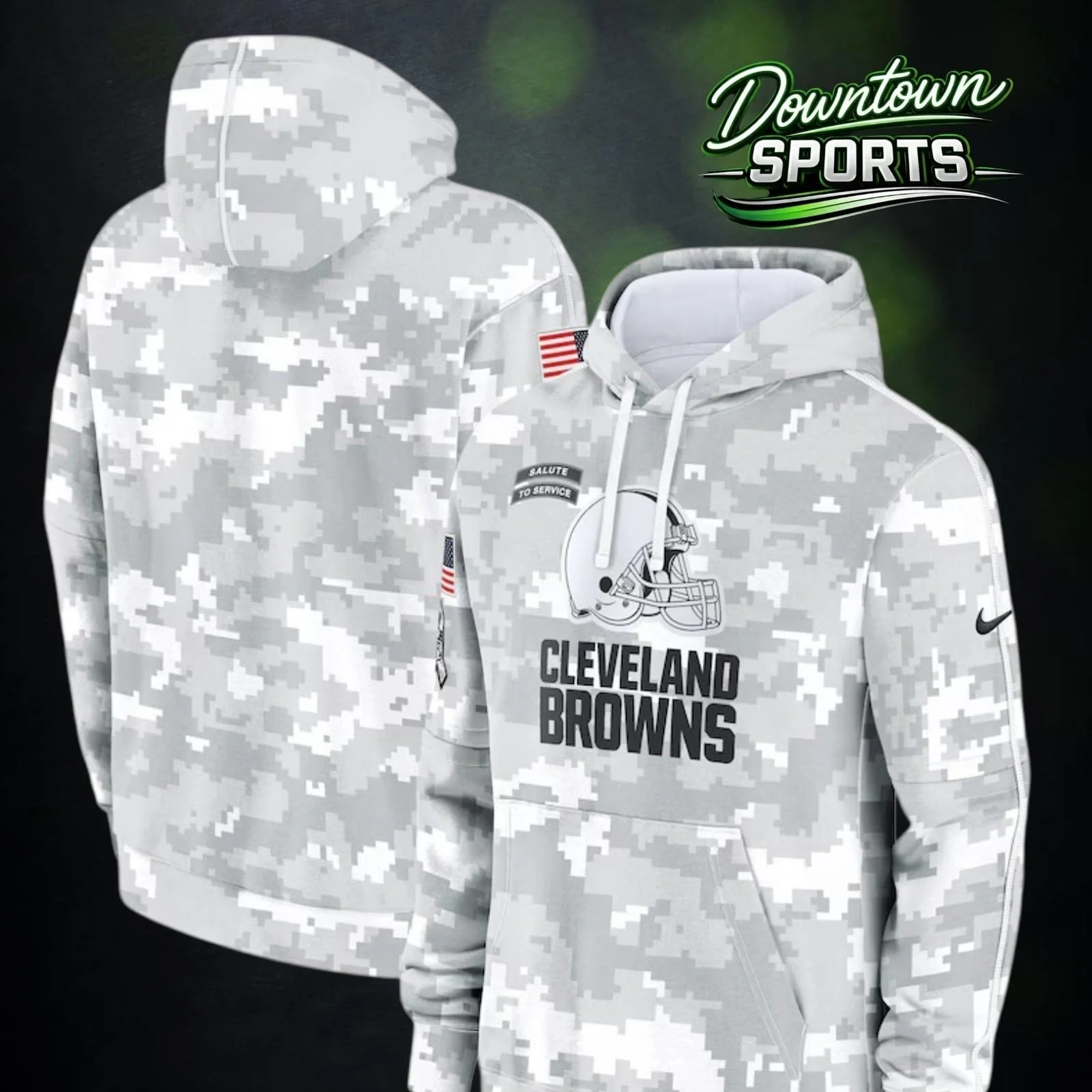 Cleveland Browns Official NFL Salute to Service Hoodie