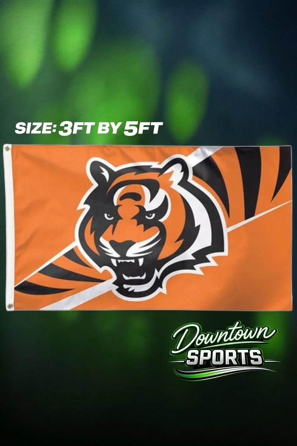 Cincinnati Bengals, NFL Team Flag – Full Size 3ft by 5ft