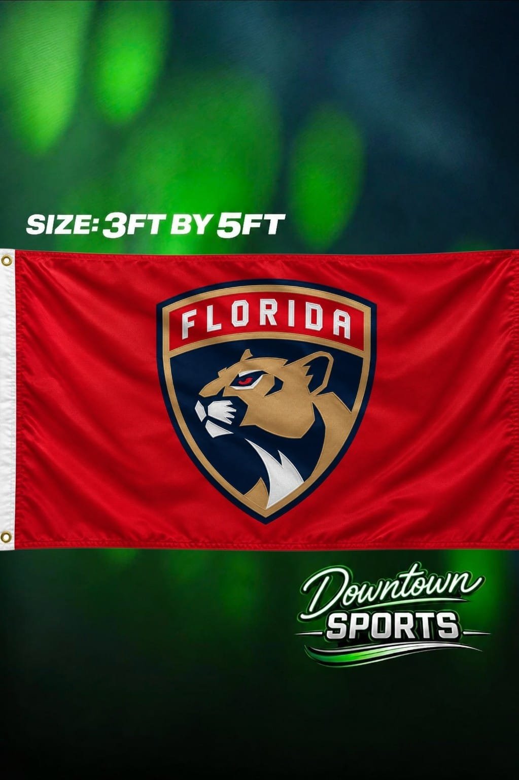Florida Panthers NHL Team Flag – Full Size 3ft by 5ft