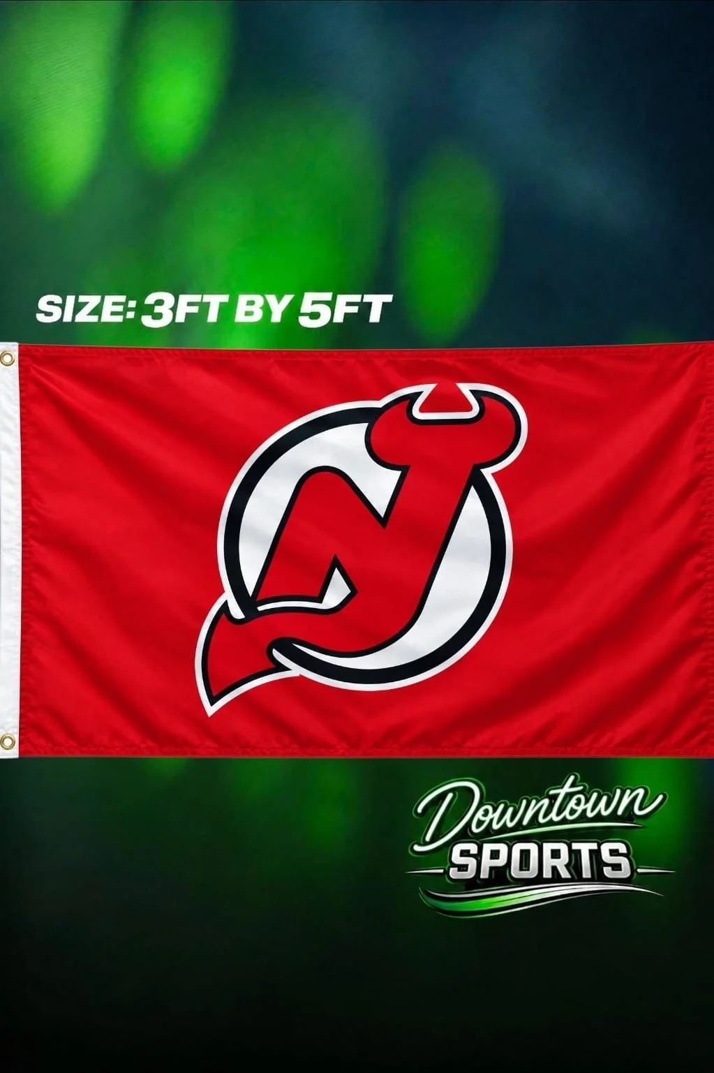 New Jersey Devils NHL Team Flag – Full Size 3ft by 5ft