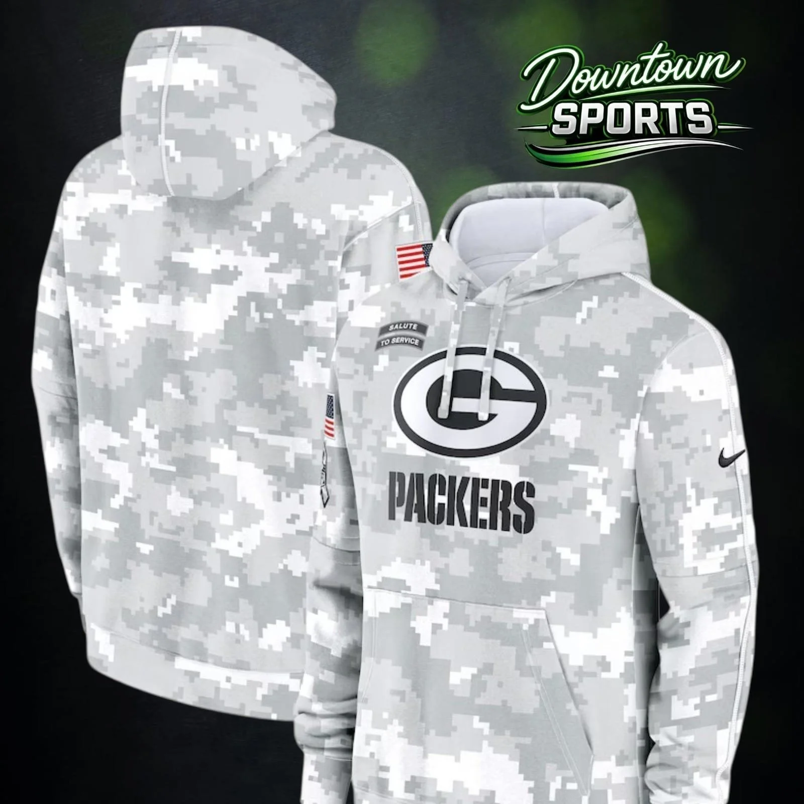 Green Bay Packers Official NFL Salute to Service Hoodie