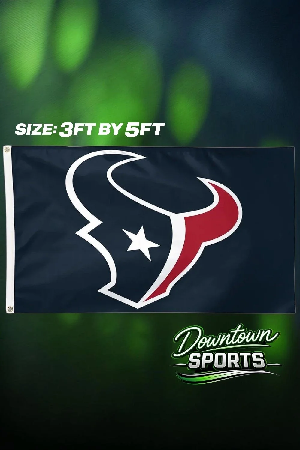 Houston Texans, NFL Team Flag – Full Size 3ft by 5ft