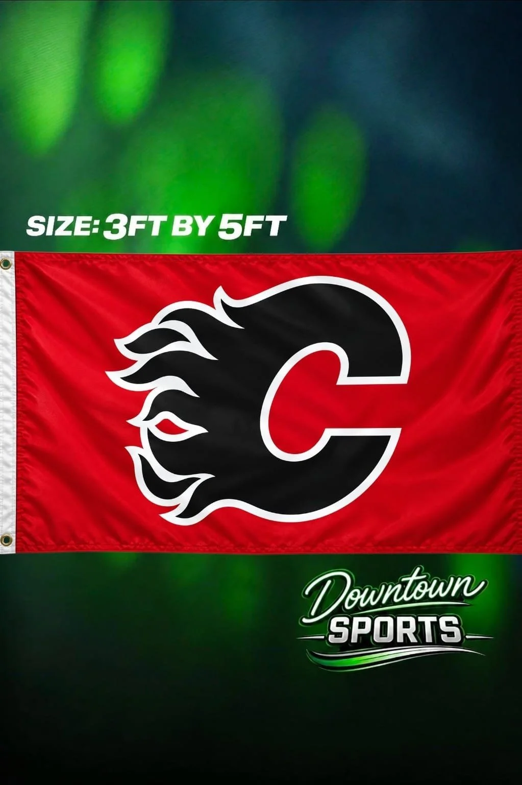 Calgary Flames NHL Team Flag – Full Size 3ft by 5ft