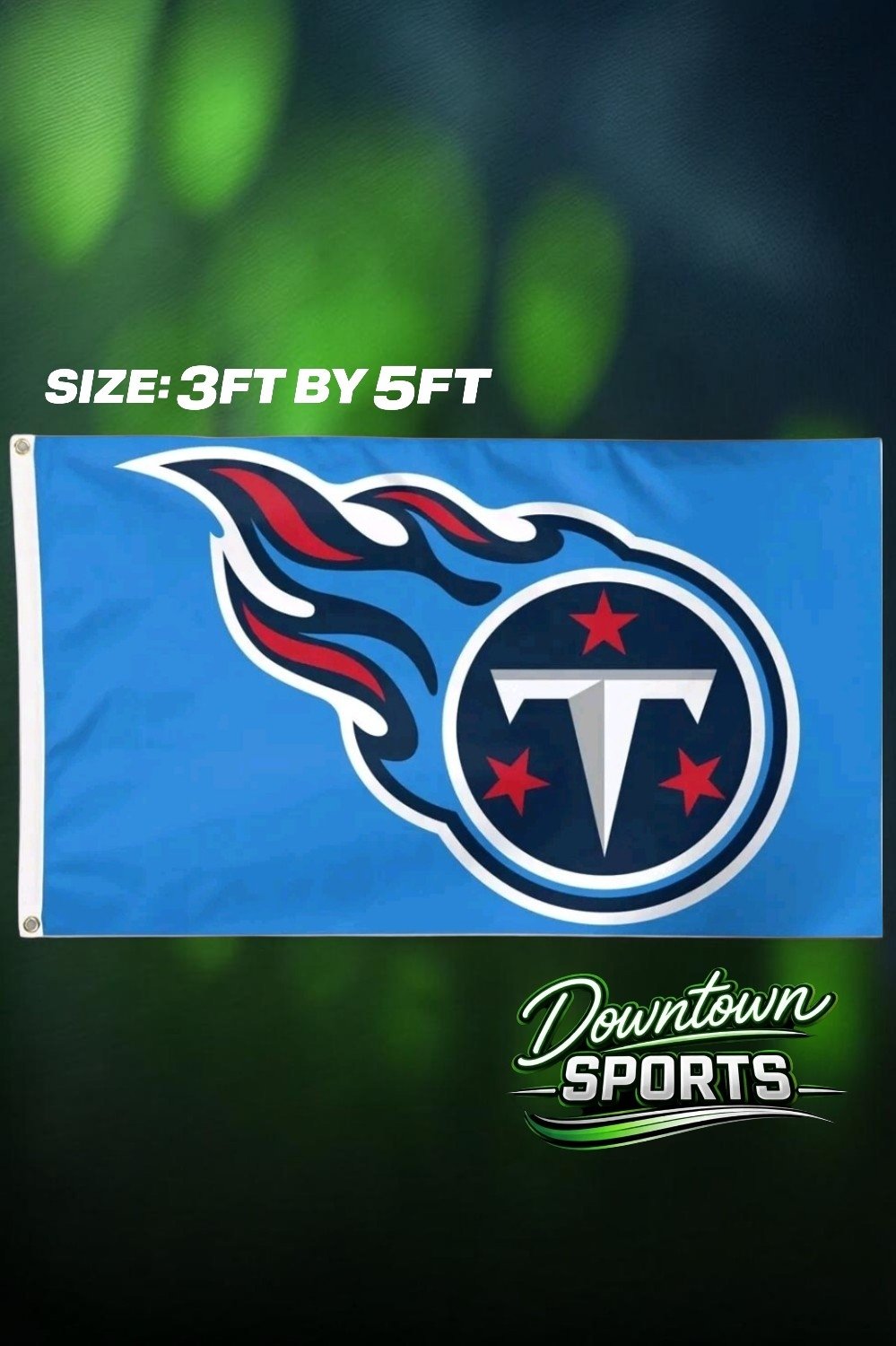 Tennessee Titans, NFL Team Flag – Full Size 3ft by 5ft