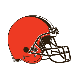 An illustration of a football helmet with a red shell and gray faceguard.