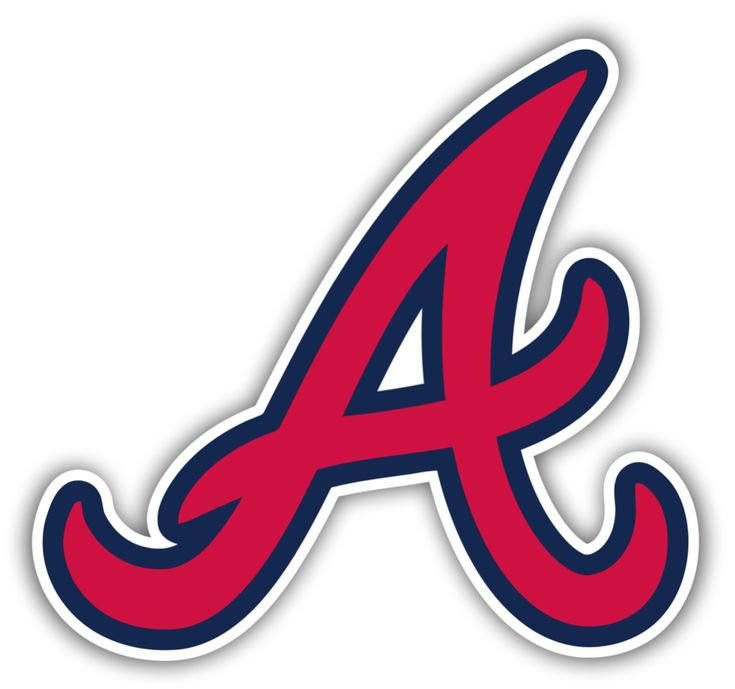 Stylized letter A in red with a blue outline, resembling a sports team logo.