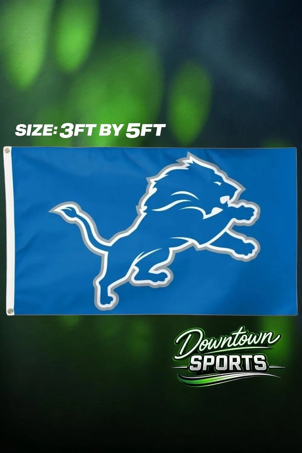 Detroit Lions, NFL Team Flag – Full Size 3ft by 5ft