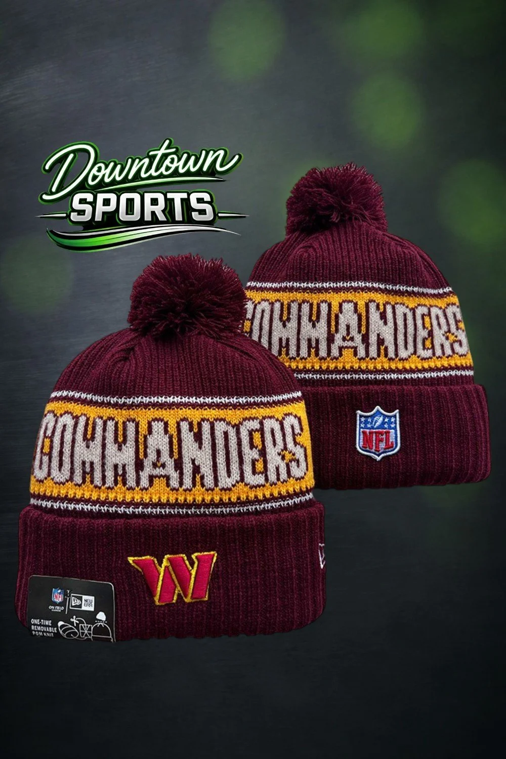 Washington Commanders Alternative NFL officially Licensed Beanie – New Era 2024-25