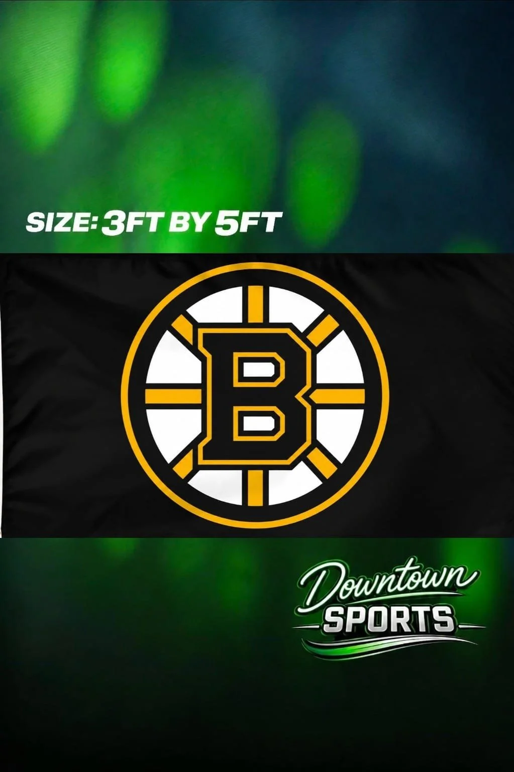 Boston Bruins NHL Team Flag – Full Size 3ft by 5ft