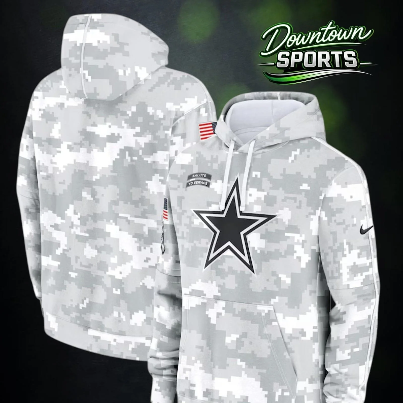 Dallas Cowboys Official NFL Salute to Service Hoodie