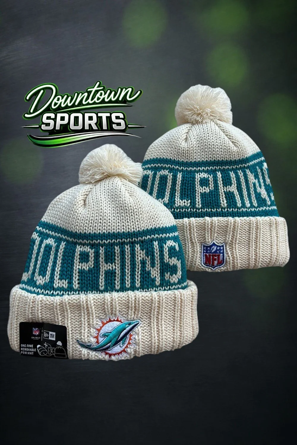 Miami Dolphins Alternative NFL officially licensed Beanie – New Era 2024-25