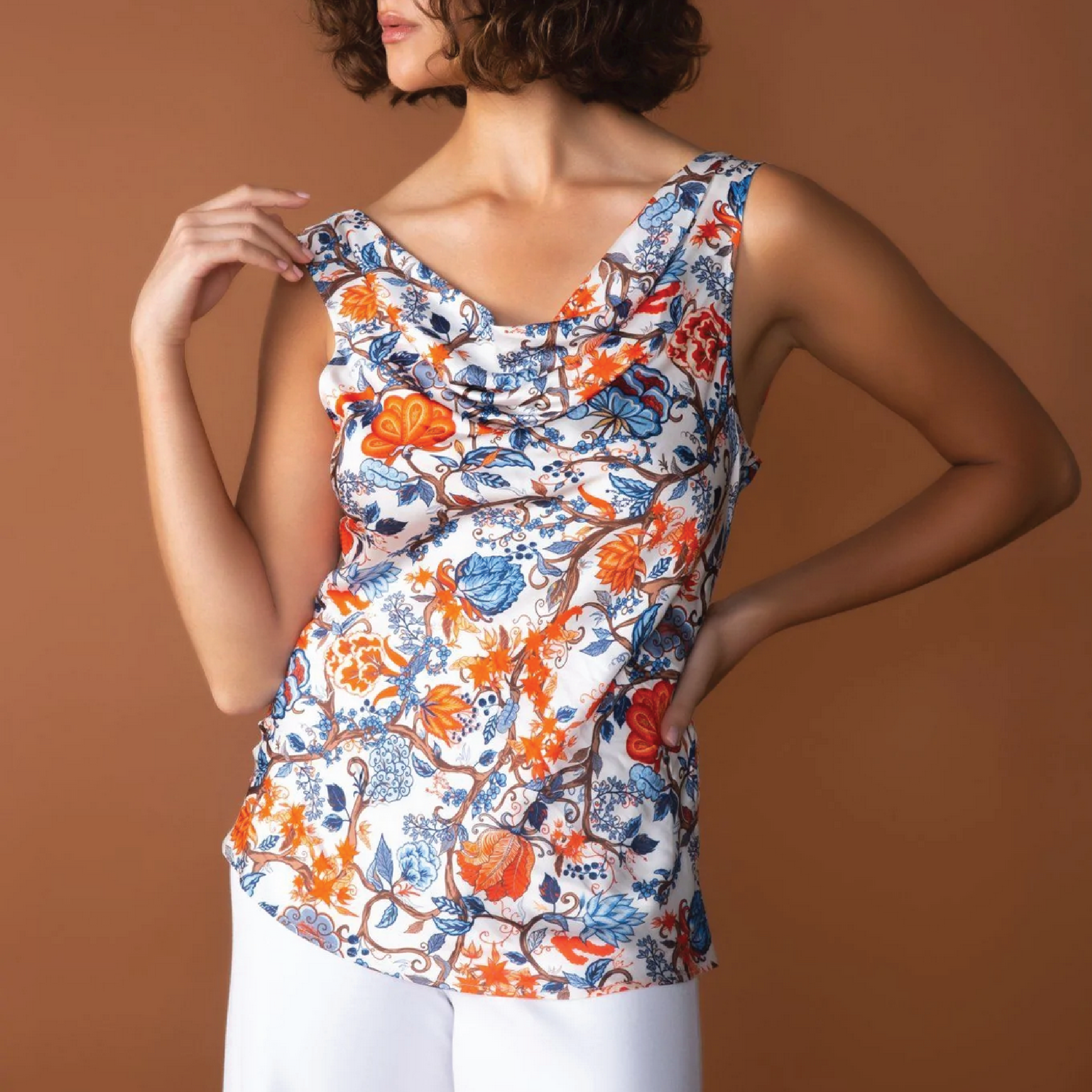 White Indian Floral Pattern Blouse.png