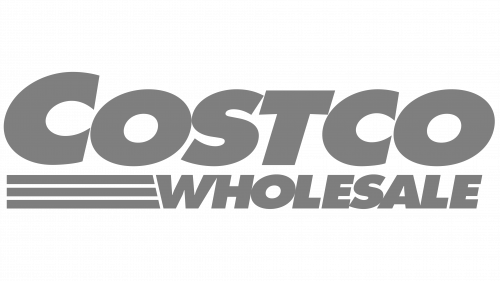 Costco Wholesale logo in black and white