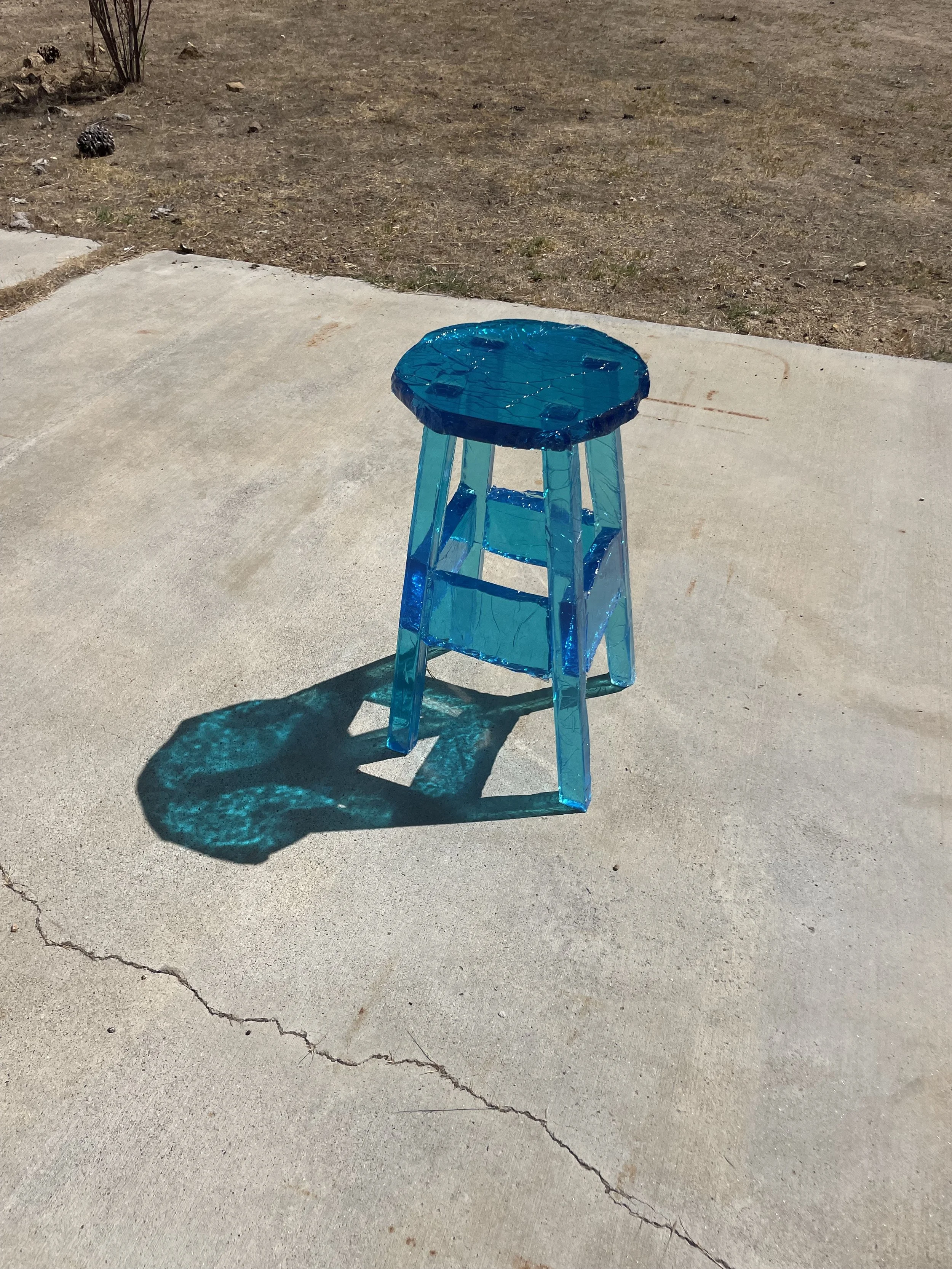 Blue Therapy Stool - $2,000