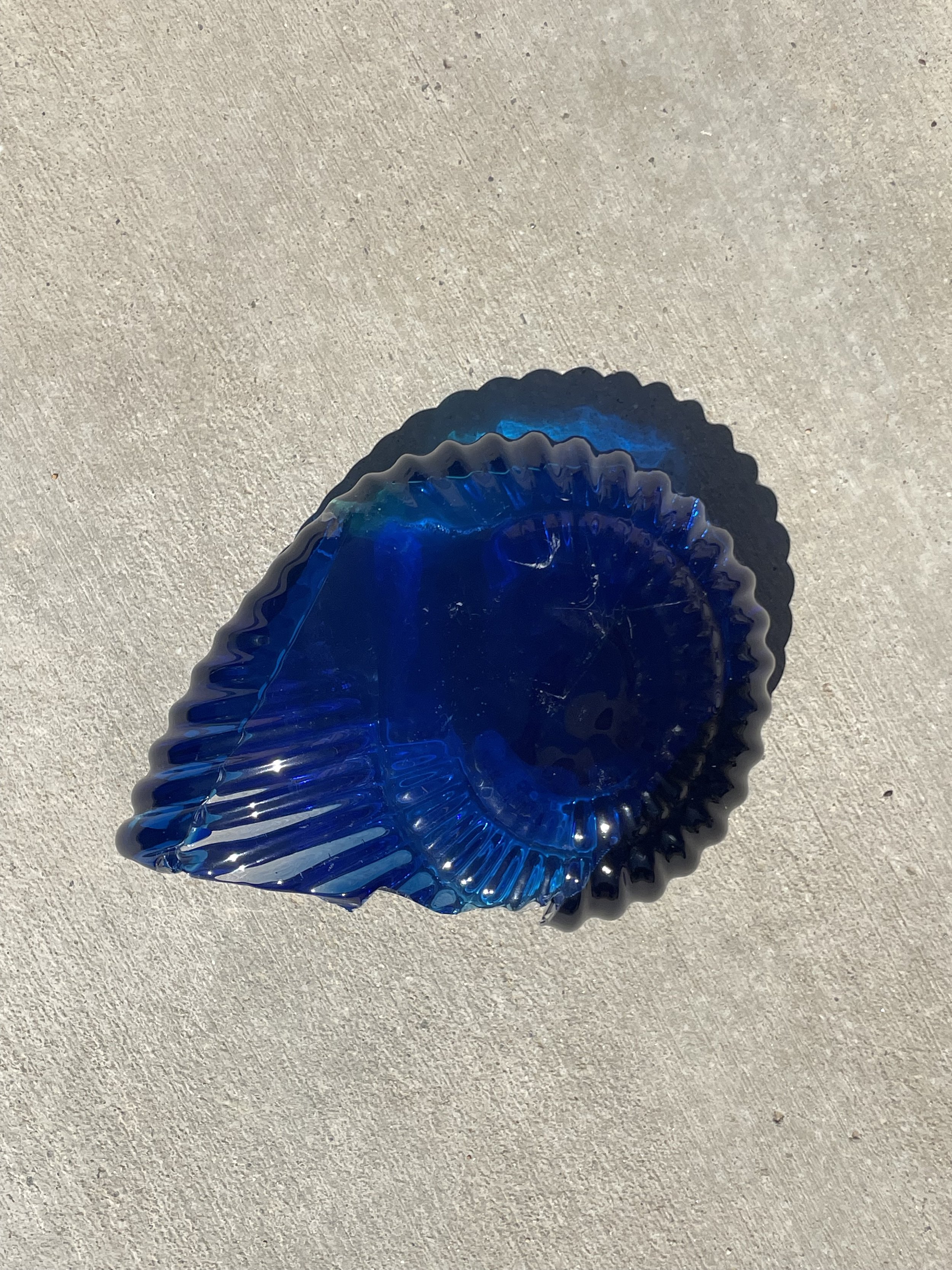 Blue Therapy Shell (scratched) - $350