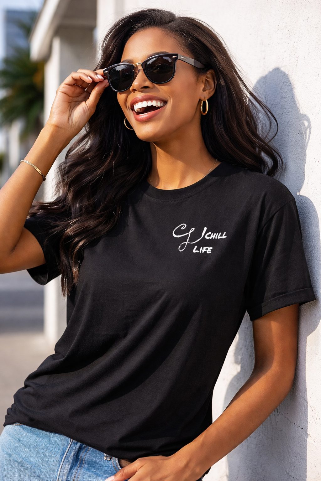 Chill Life Classic Tee — Black