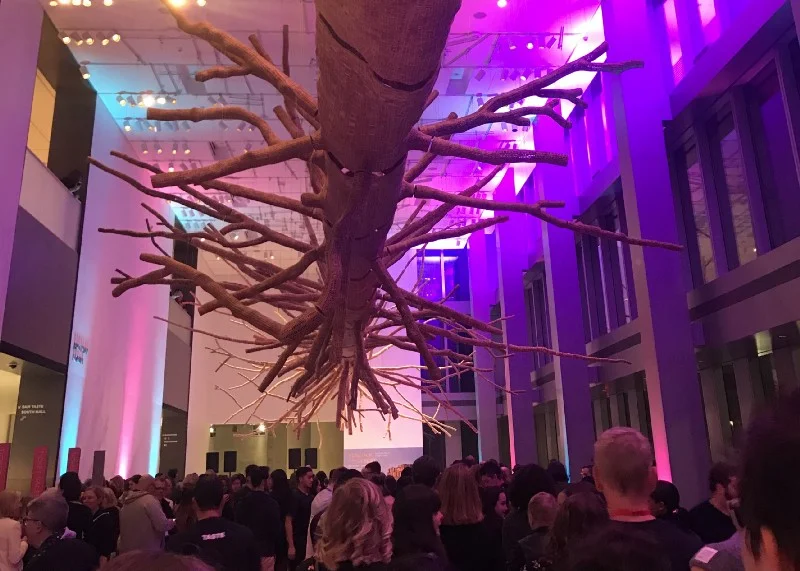 NAMPC Gala at the Seattle Arts Museum — Looks like a beautiful dying tree to me, how fitting