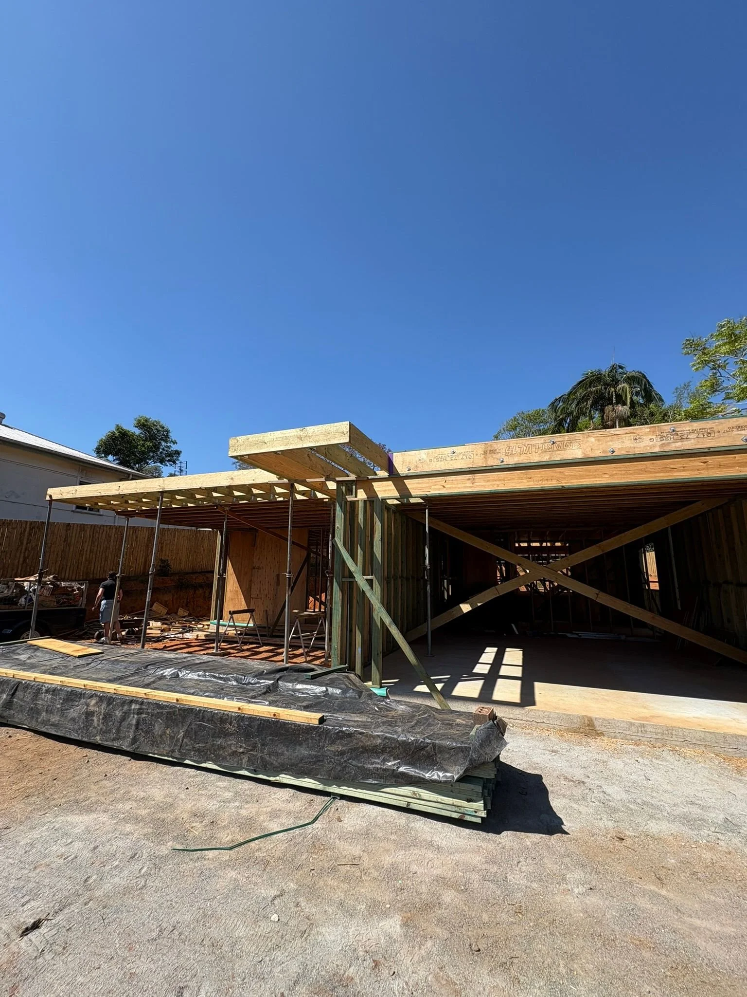 Home being built in Woombye Sunshine Coast Queensland by Douglas Maud Constructions