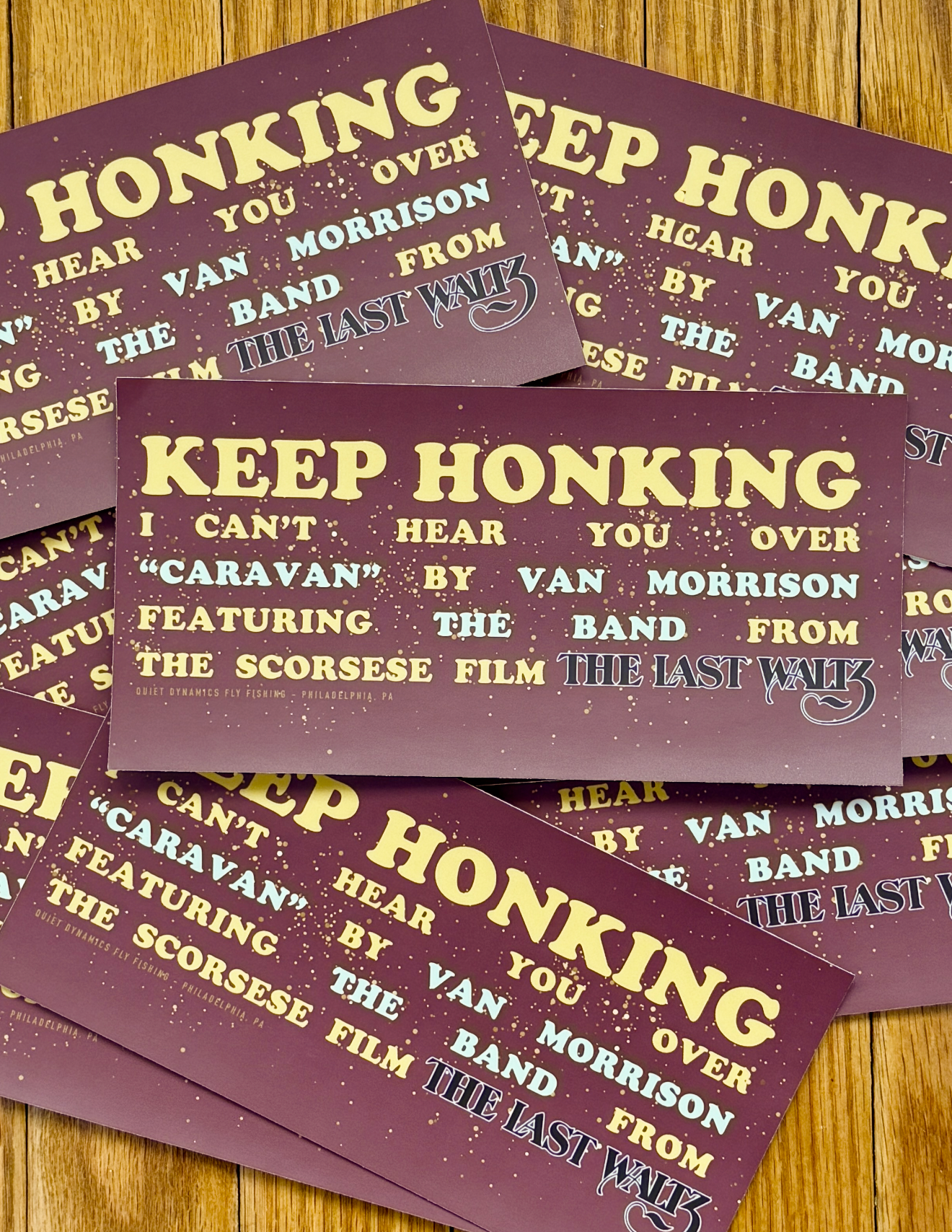 Keep Honking Caravan Sticker