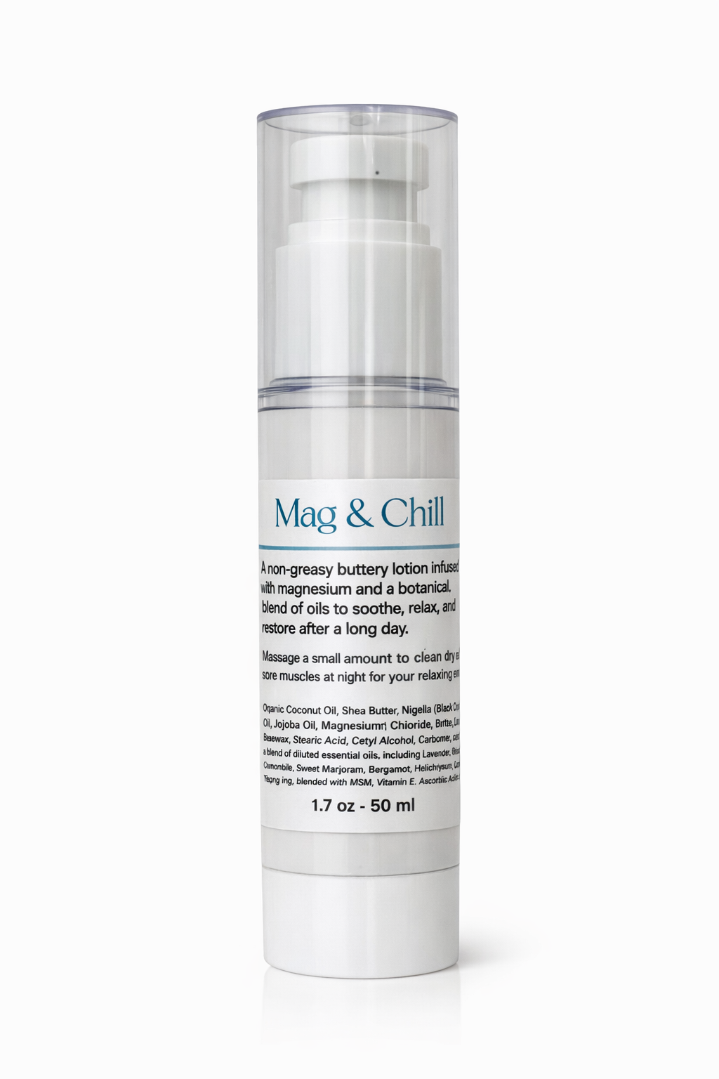 Mag 'n Chill Magnesium Creme - Net wt. 1.7 oz | 48 g    $25