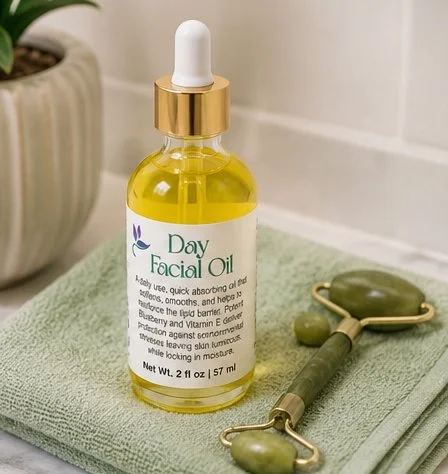 Day Facial with a face roller.jpg