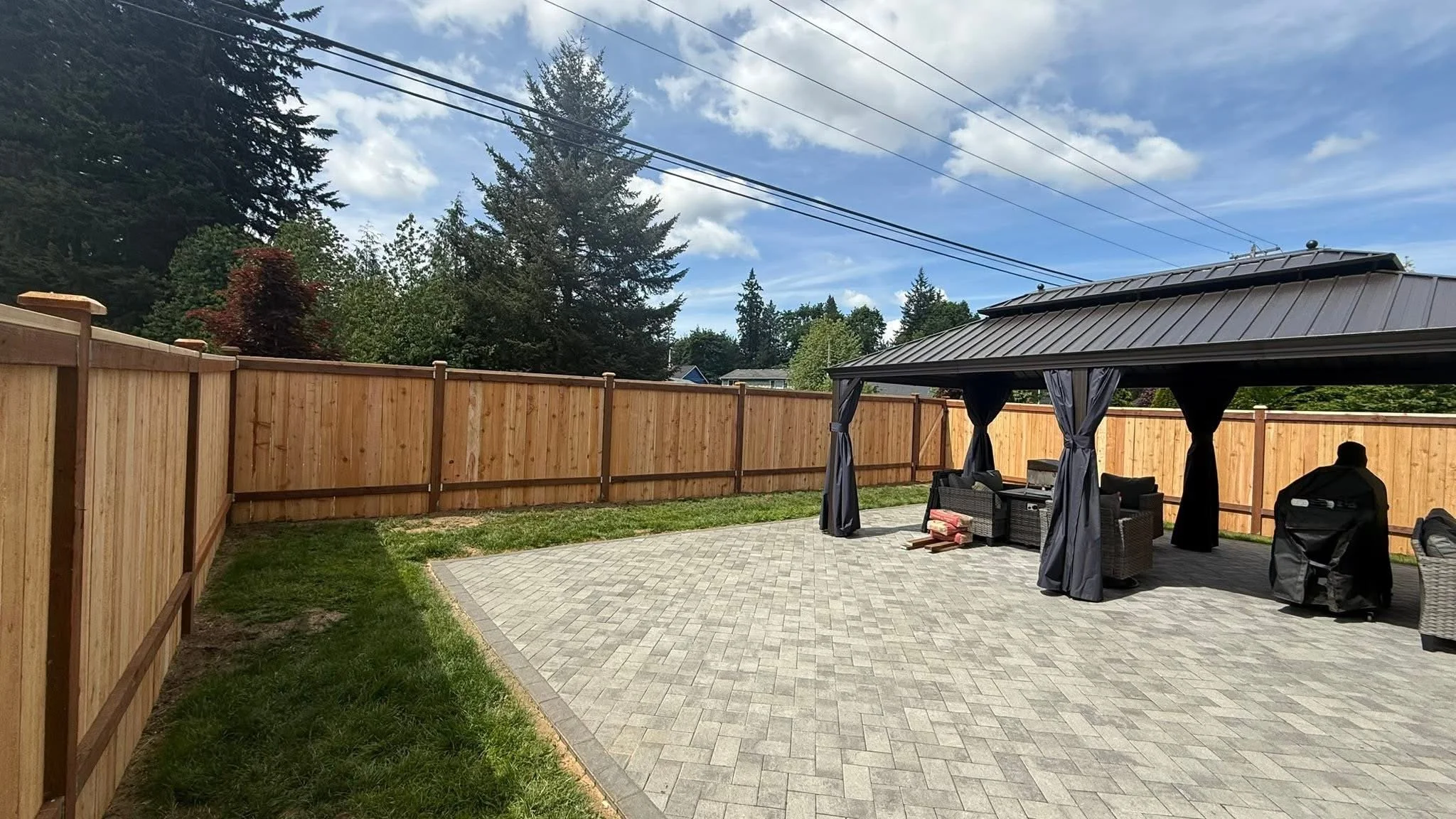 An image of a backyard oasis.