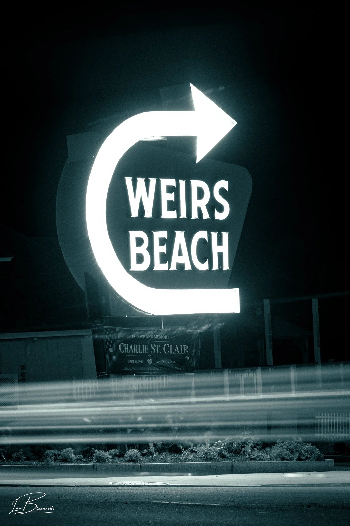 Weirs Beach Light Trails 7