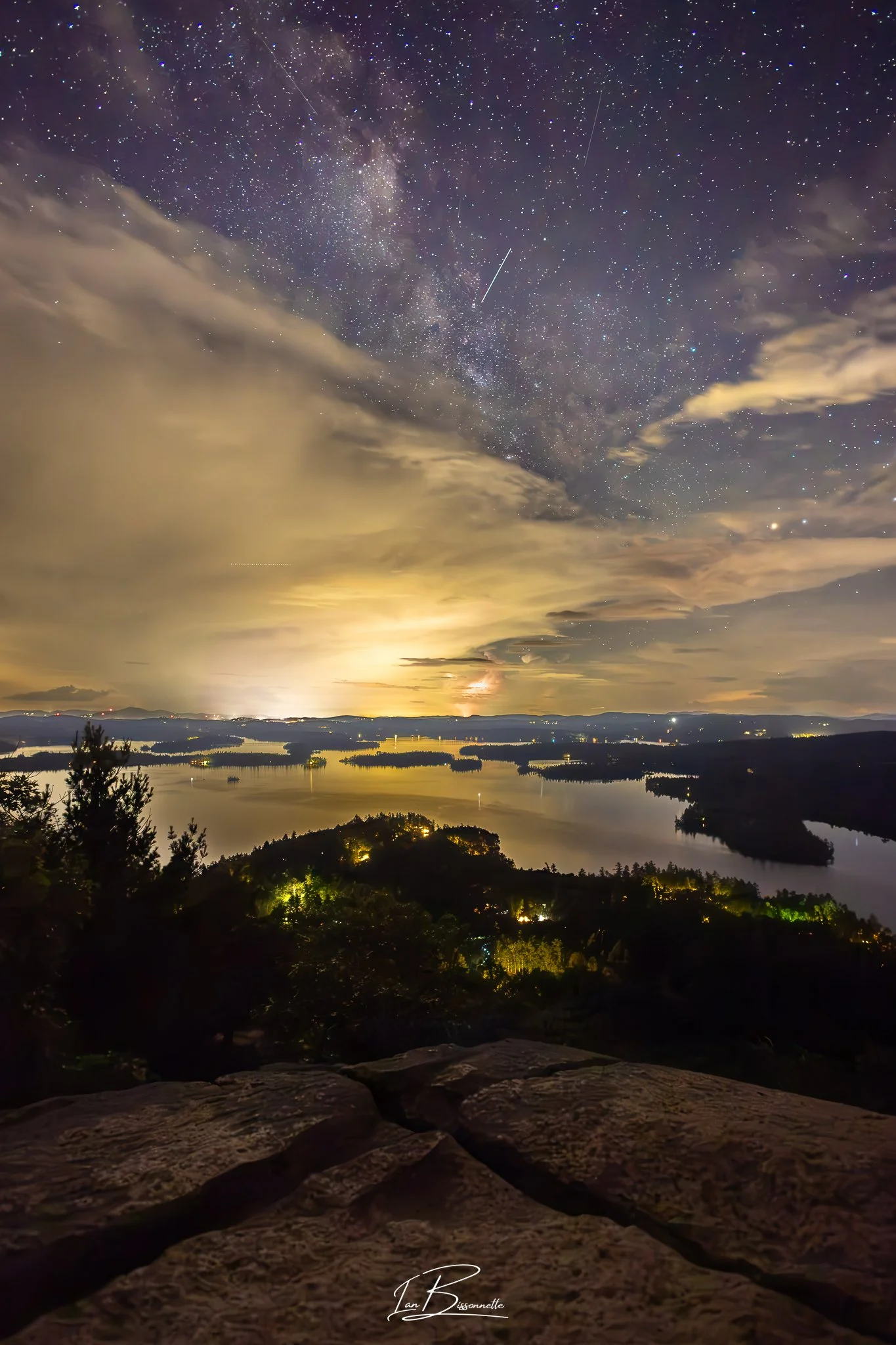 Lighting on Squam