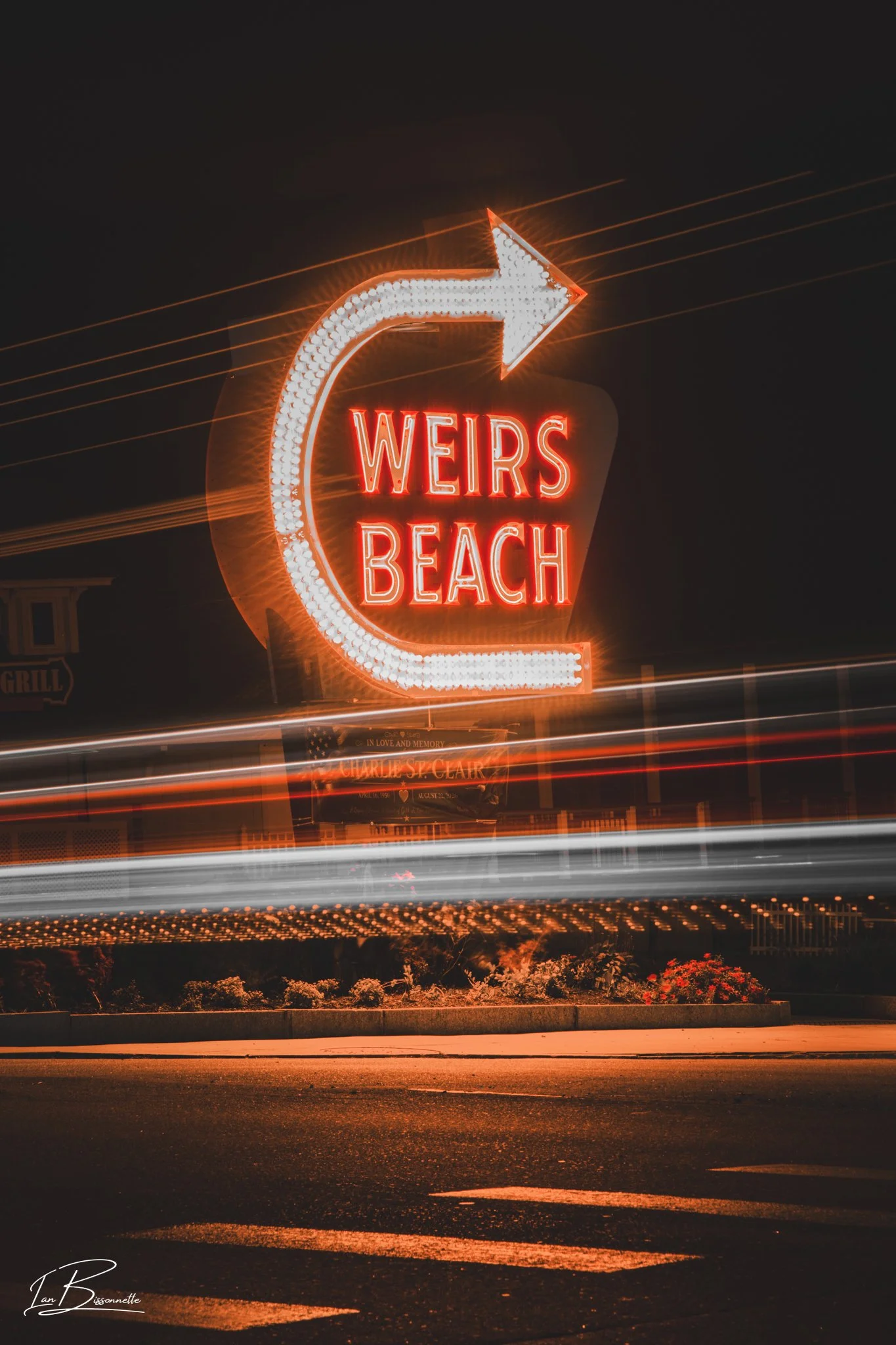 Weirs Beach Light Trails 6