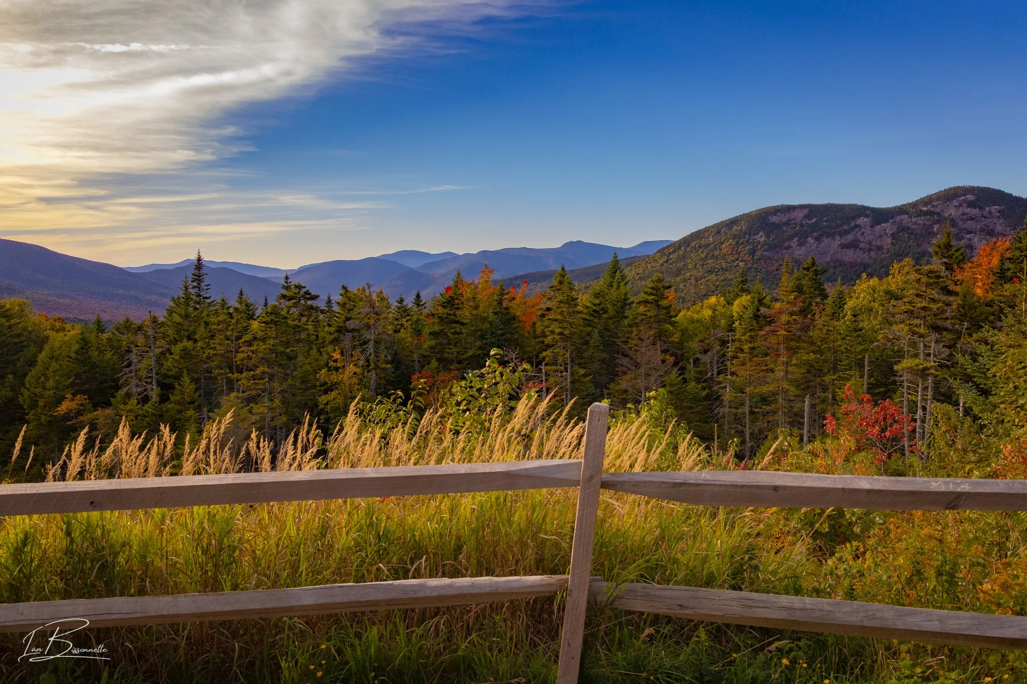 White Mountains, NH in the fall