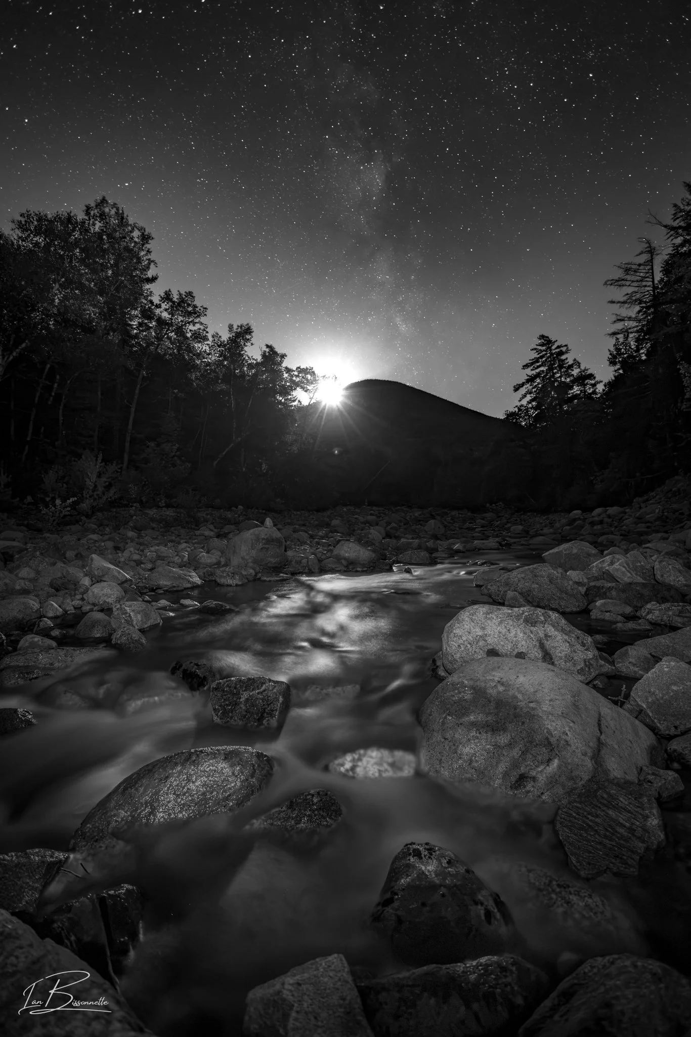 Moonlit Glow over Sawyer