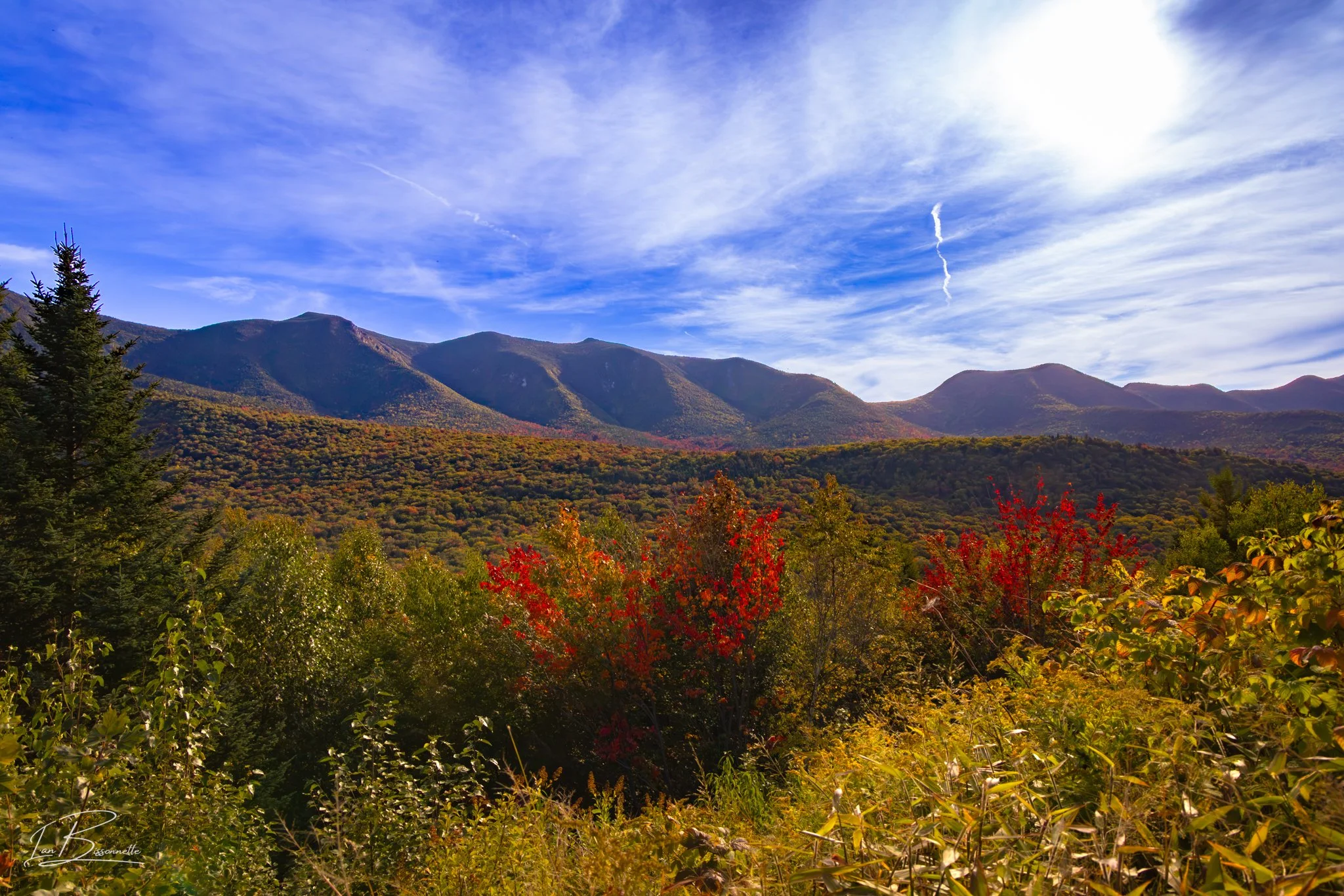 White Mountains in the fall