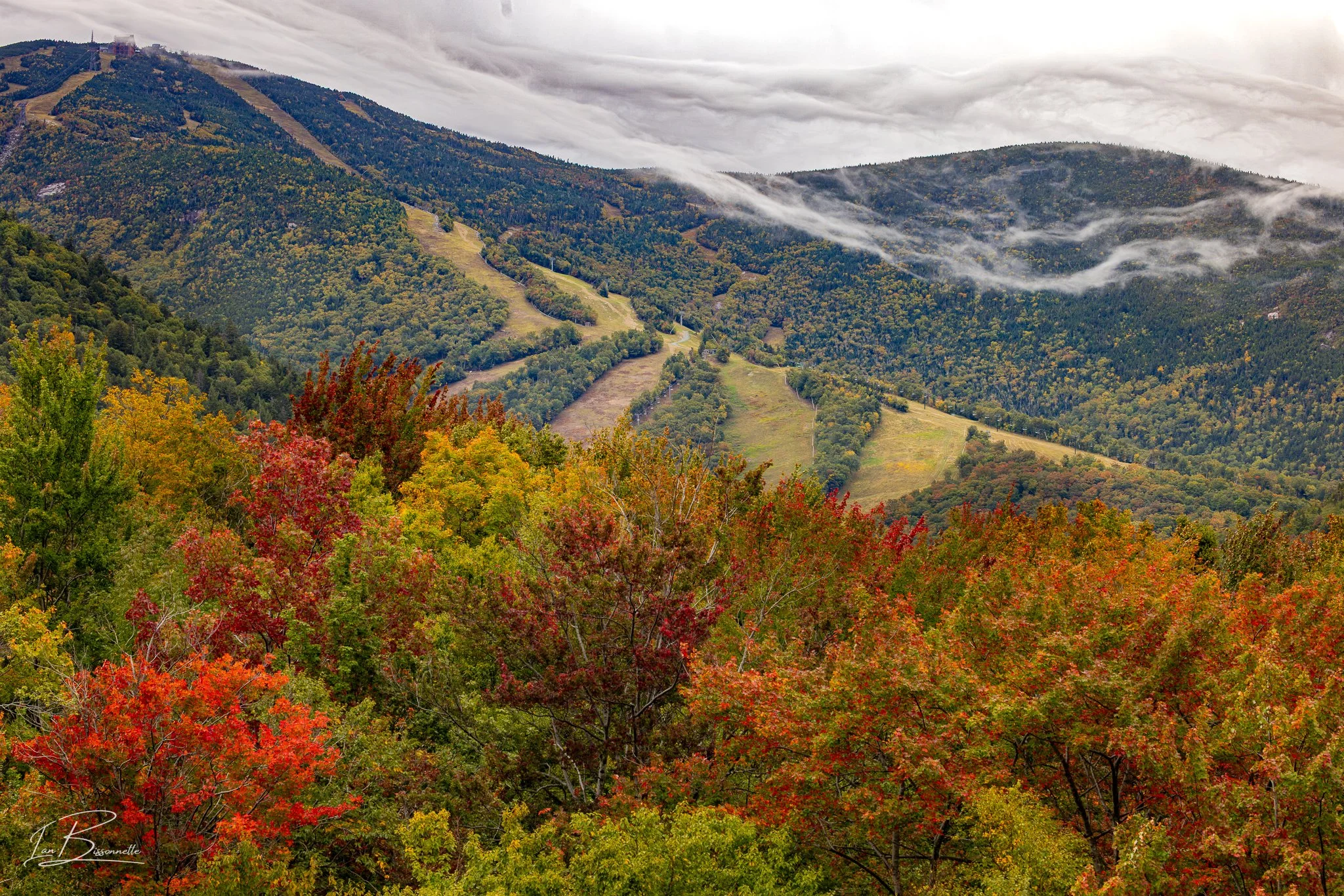 Clouds over Canon Mt, NH