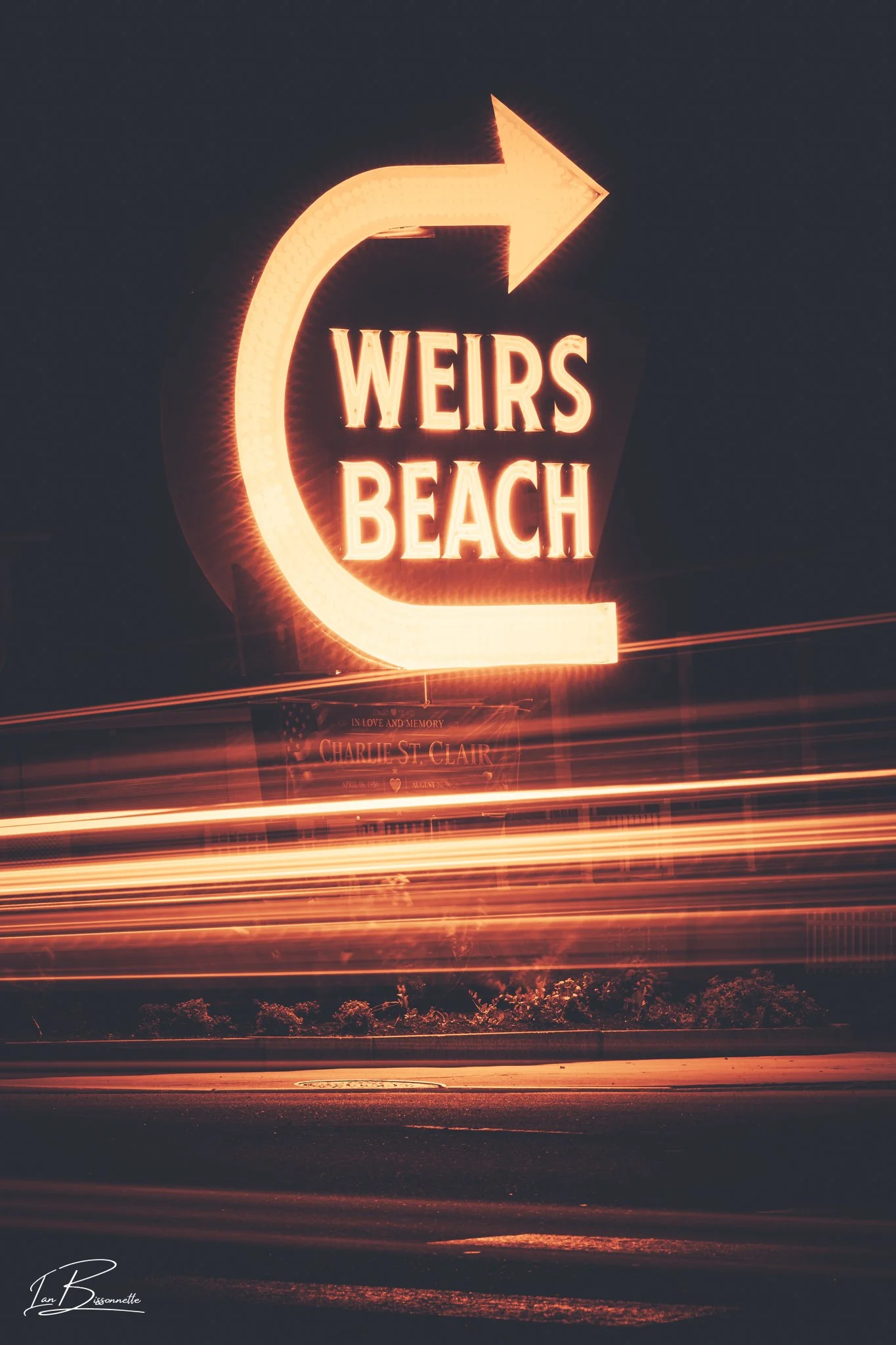 Weirs Beach Light Trails