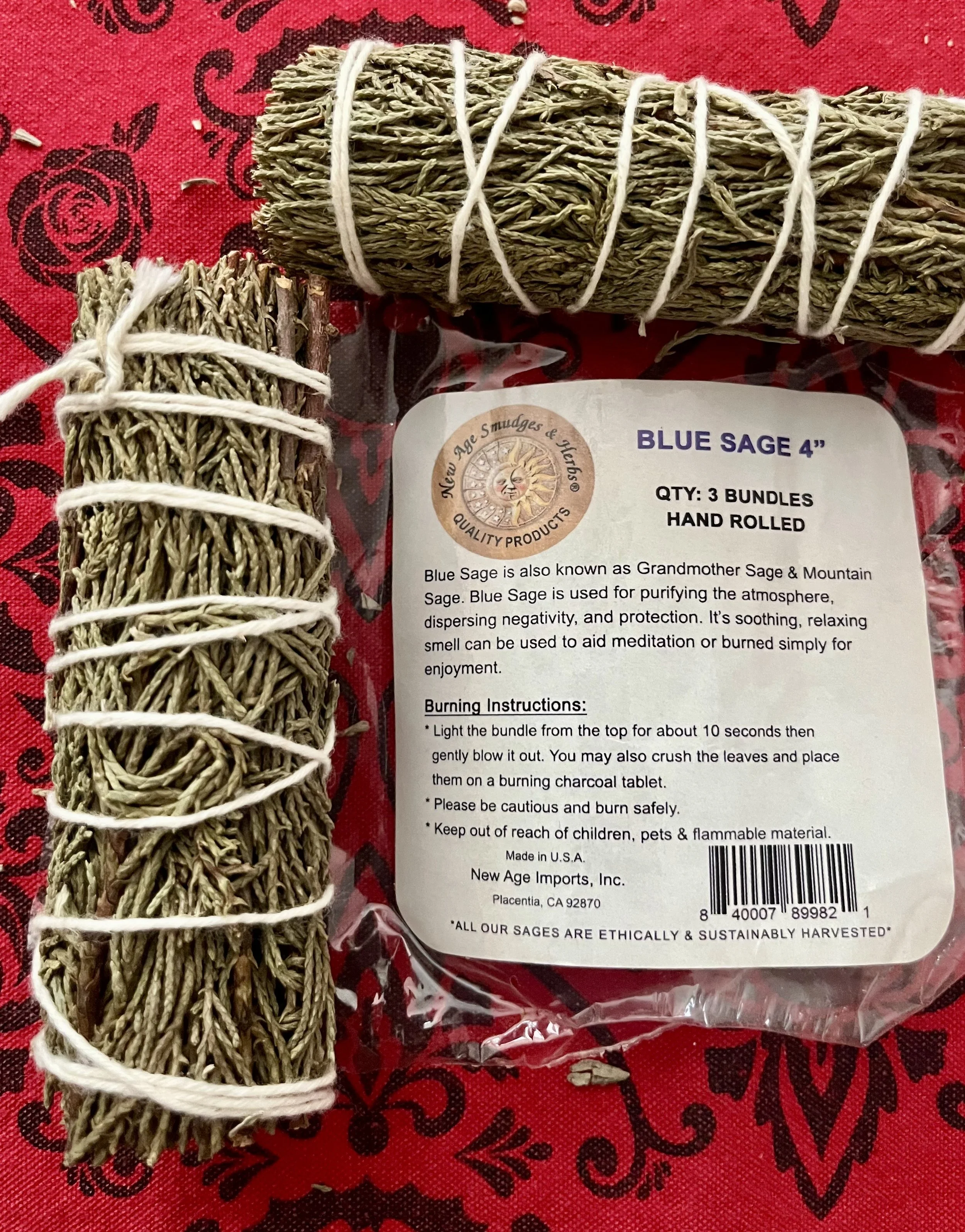 Blue Sage Smudge