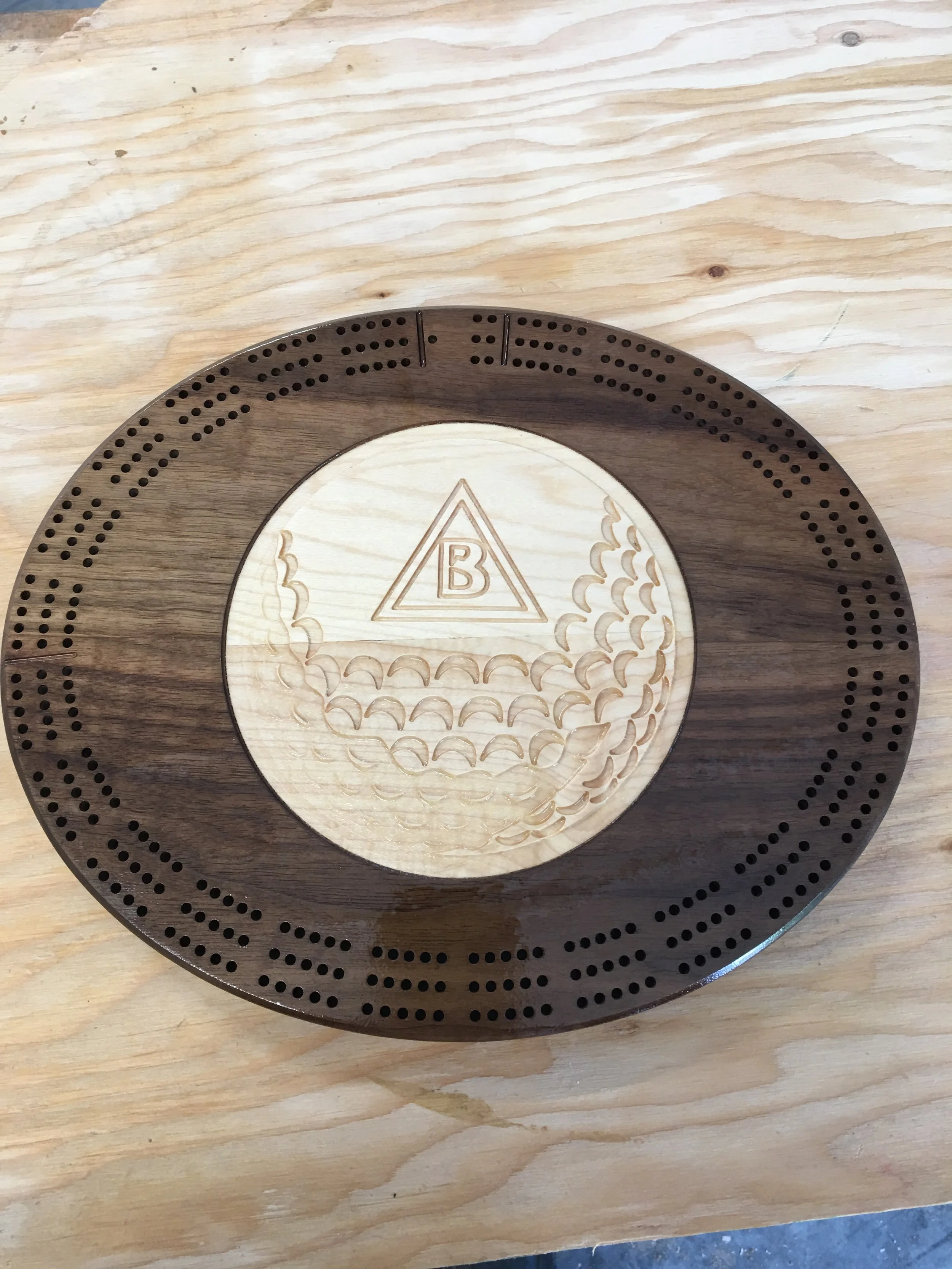 Golf Ball Crib Board