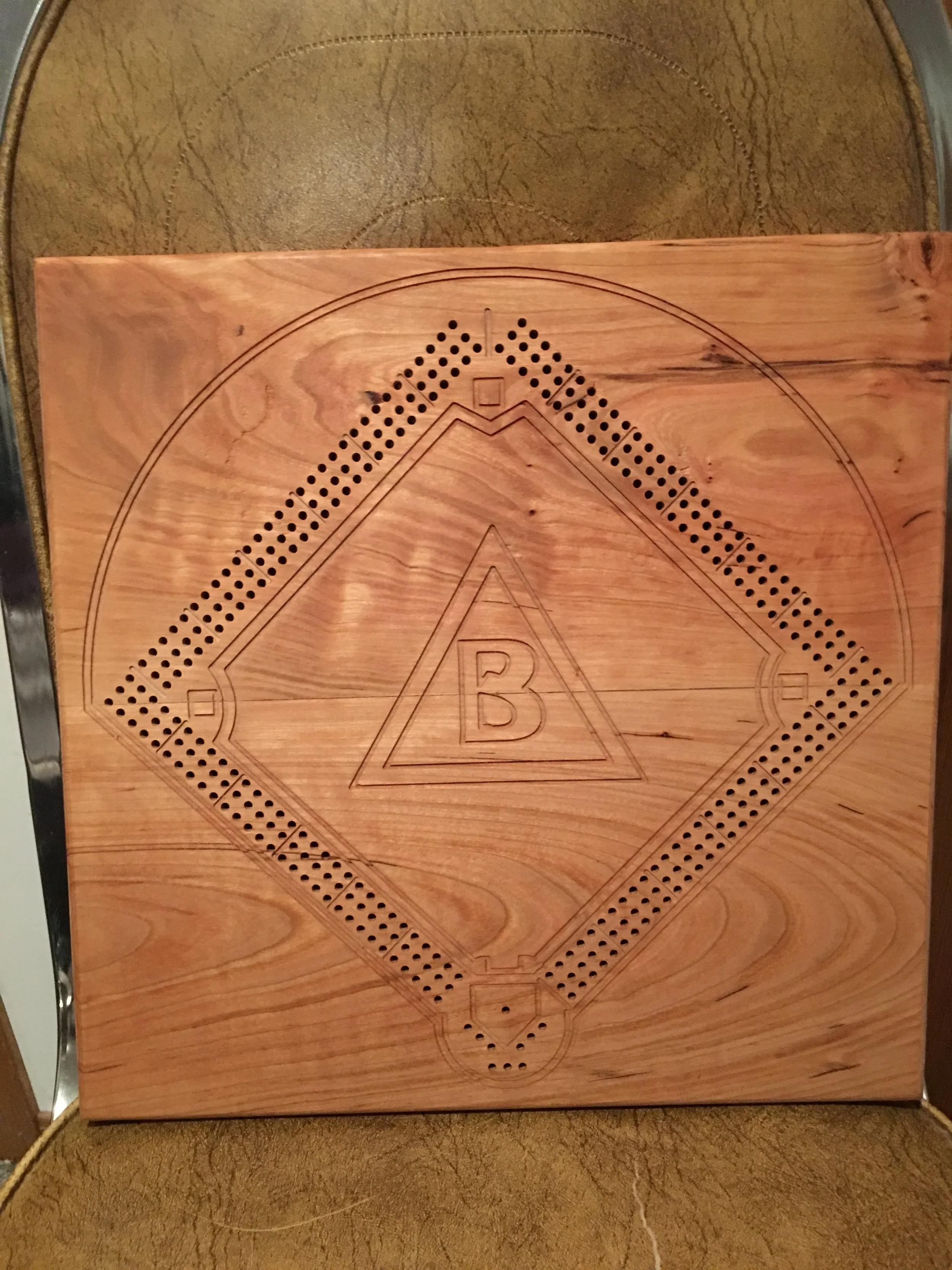 Baseball Field Crib Board
