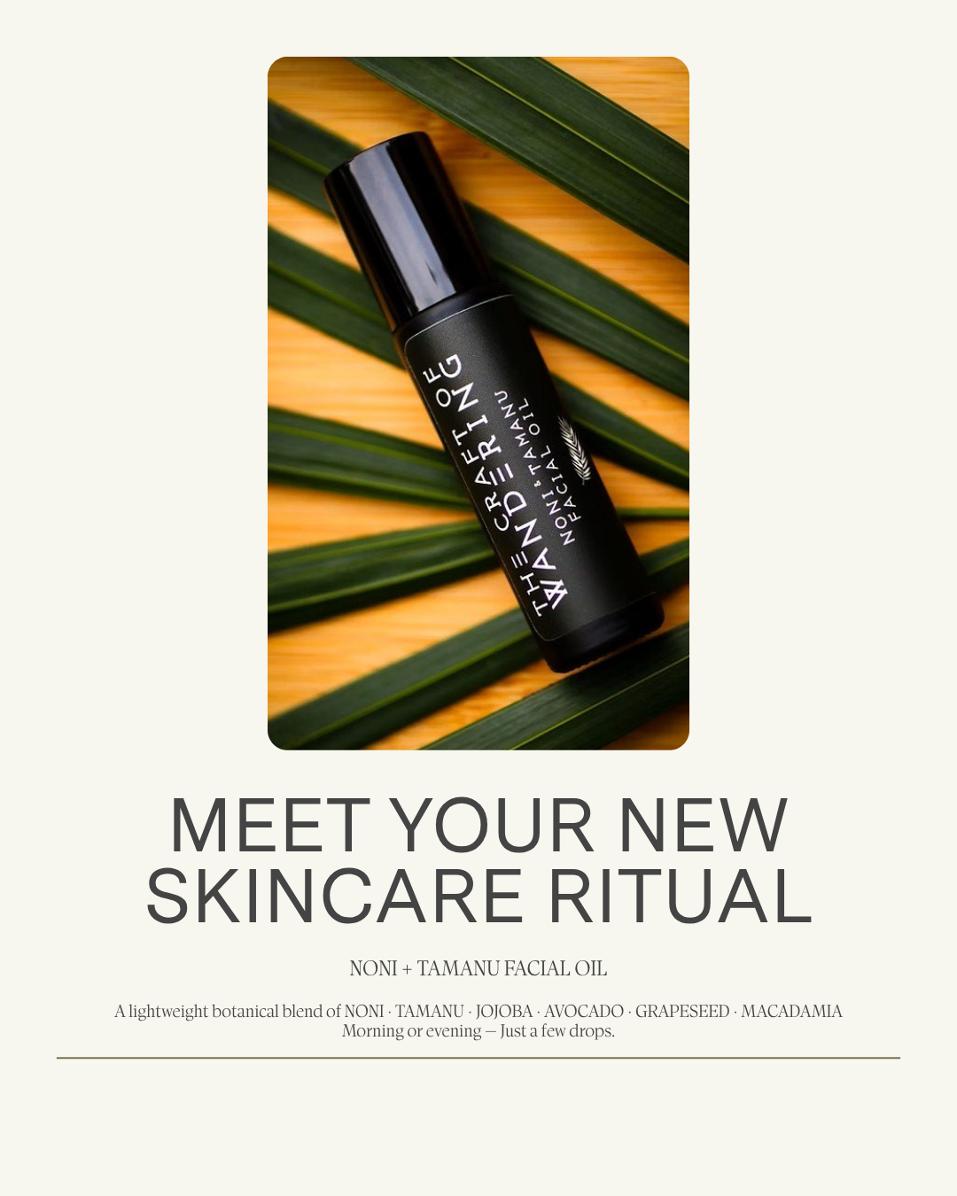 Noni &amp; Tamanu Facial Oil: Benefits for Your Skin