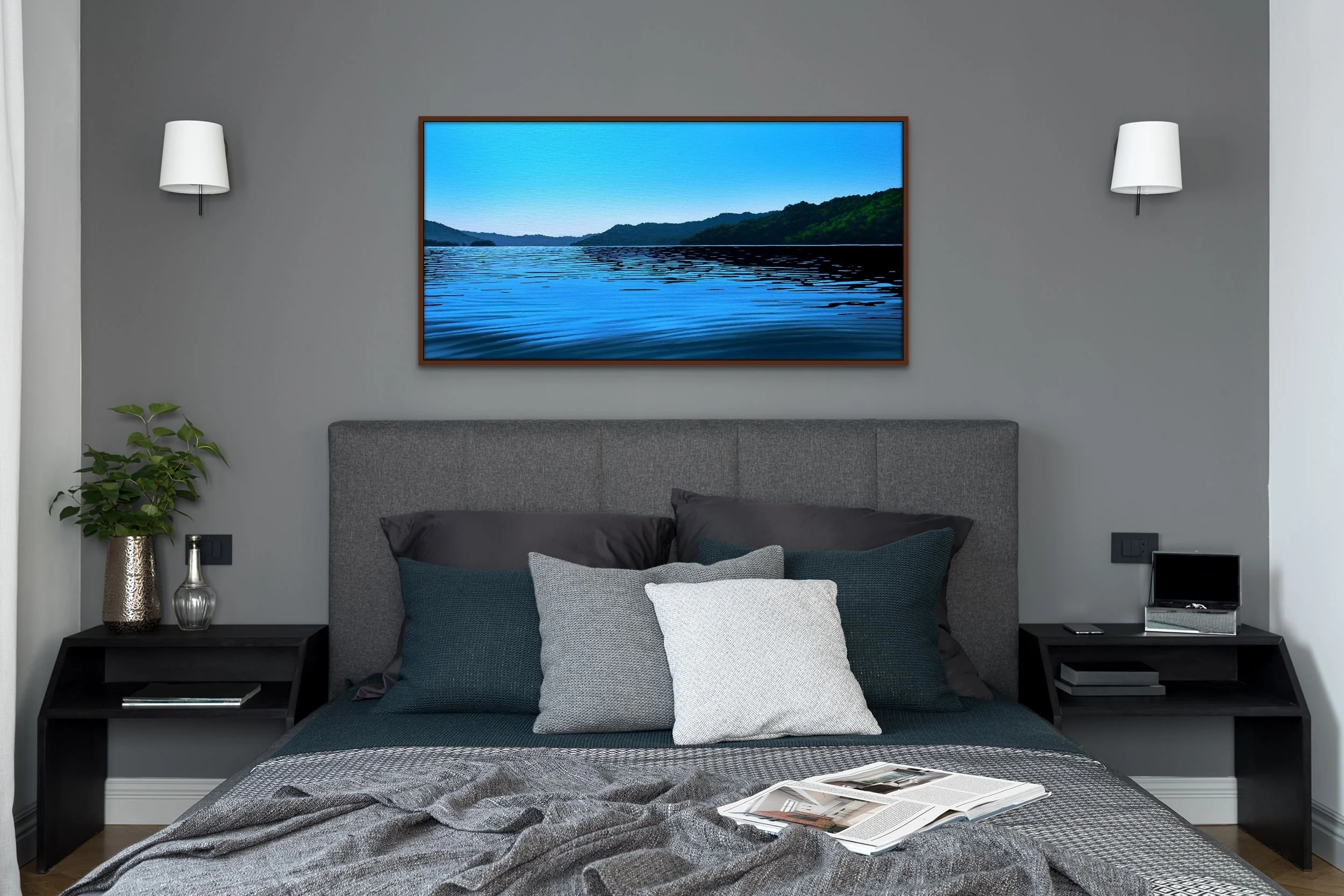 Center Hill Lake Large Canvas Prints