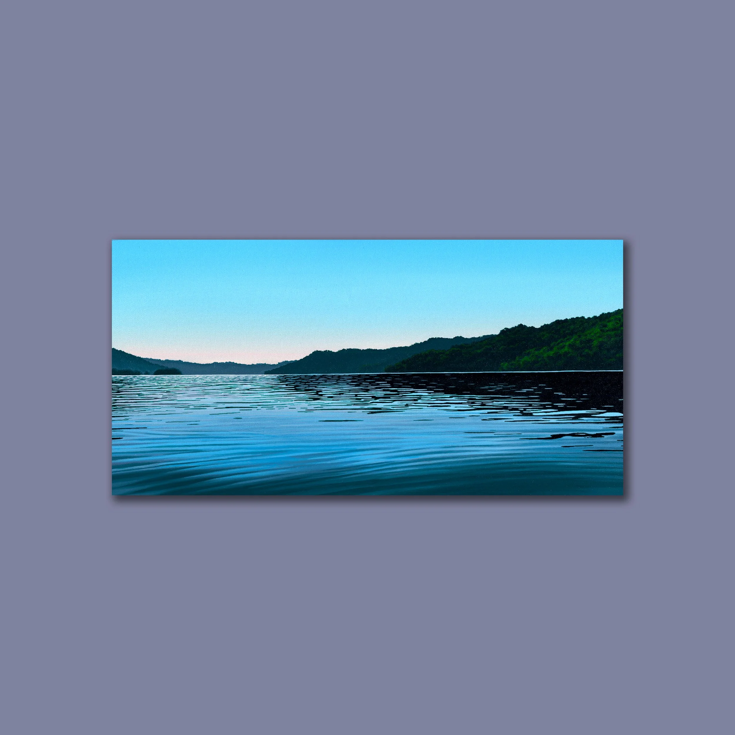 Center Hill Lake Small Canvas Print
