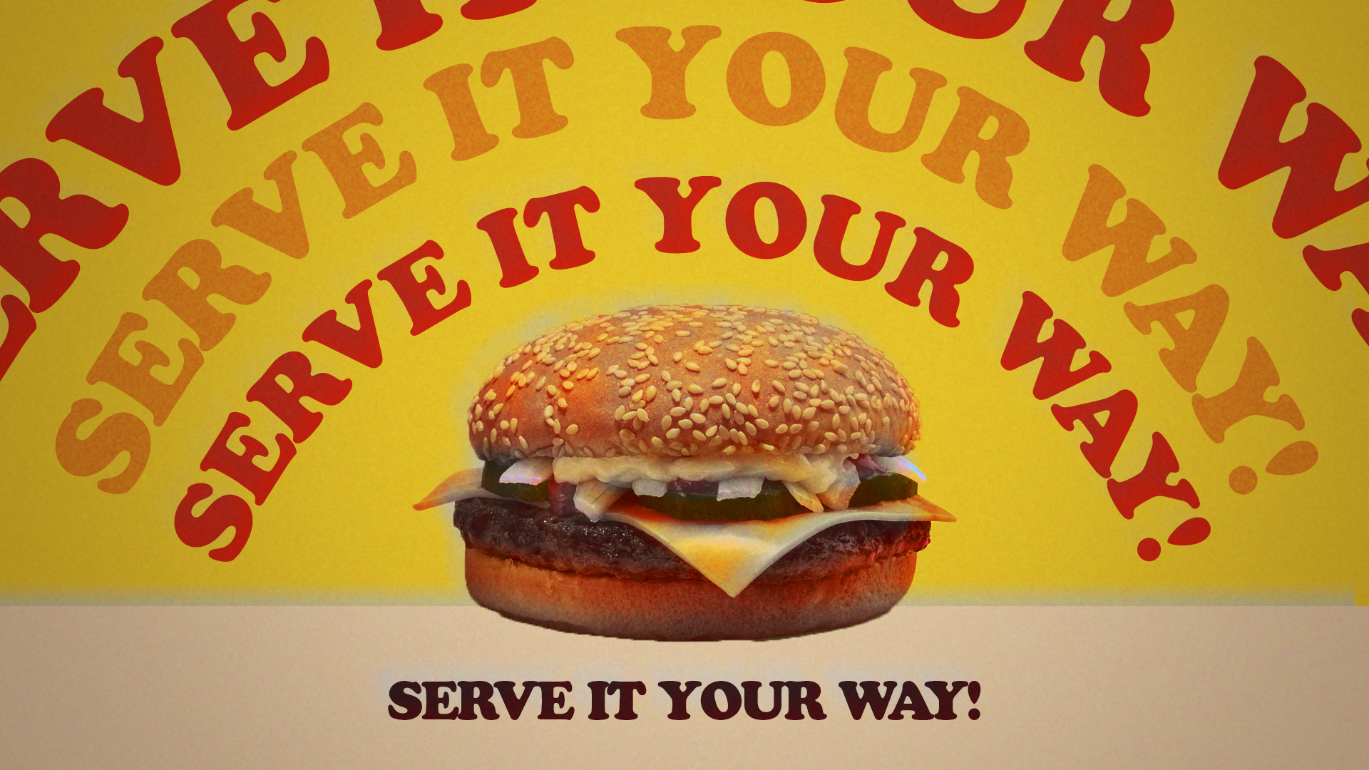 Burger King Type-Driven Commercial