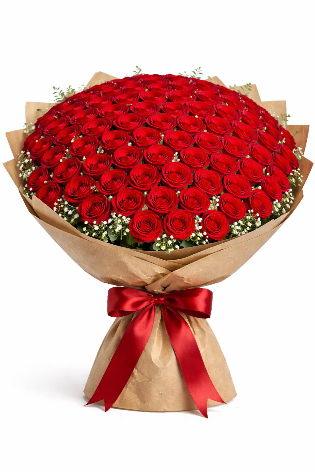 100 RED ROSE BUNCH