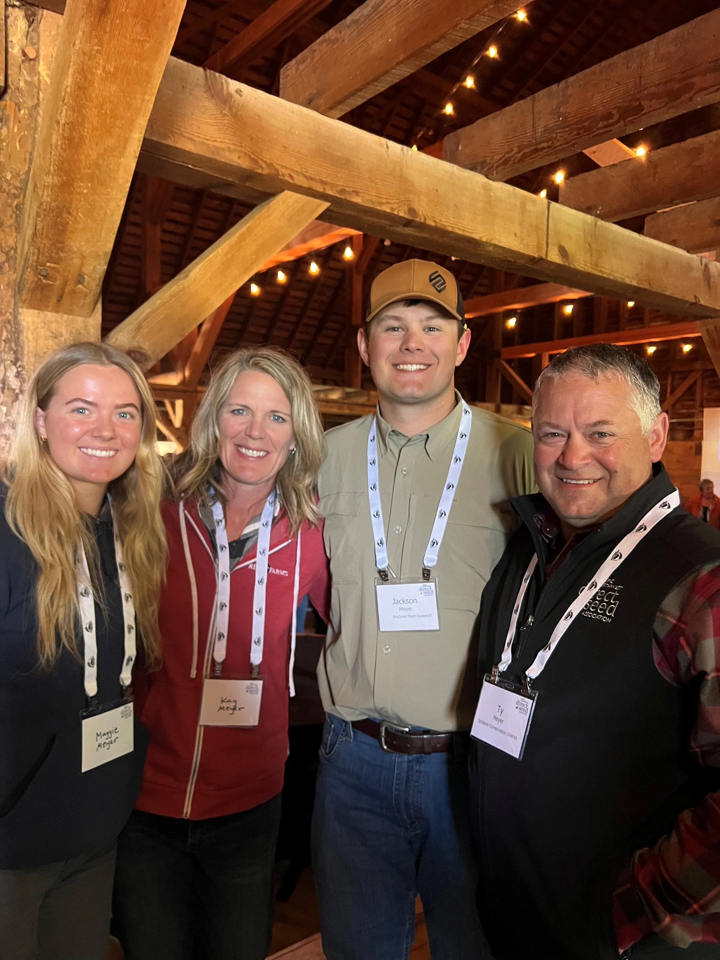 Family picture featuring the founders of IQ Ag