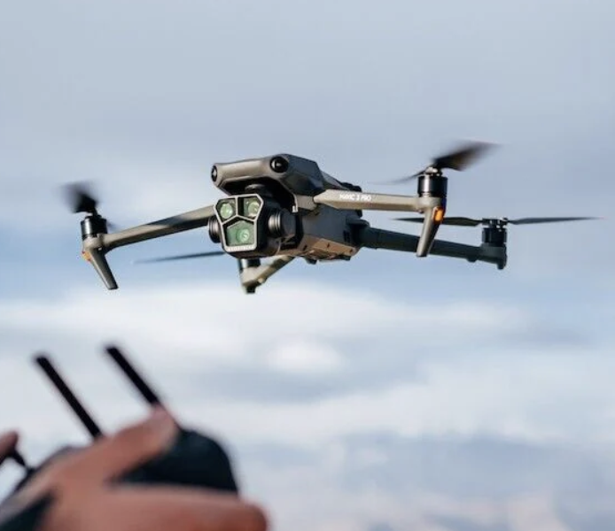 Drone used for crop scouting and field mapping in precision agriculture