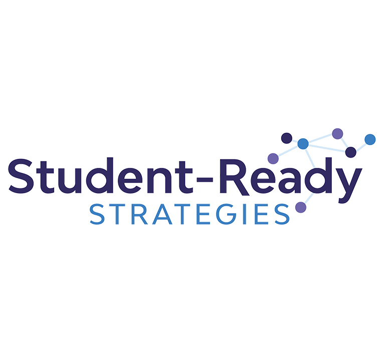 Logo for Student-Ready Strategies with connected dots and lines resembling a network or constellation.