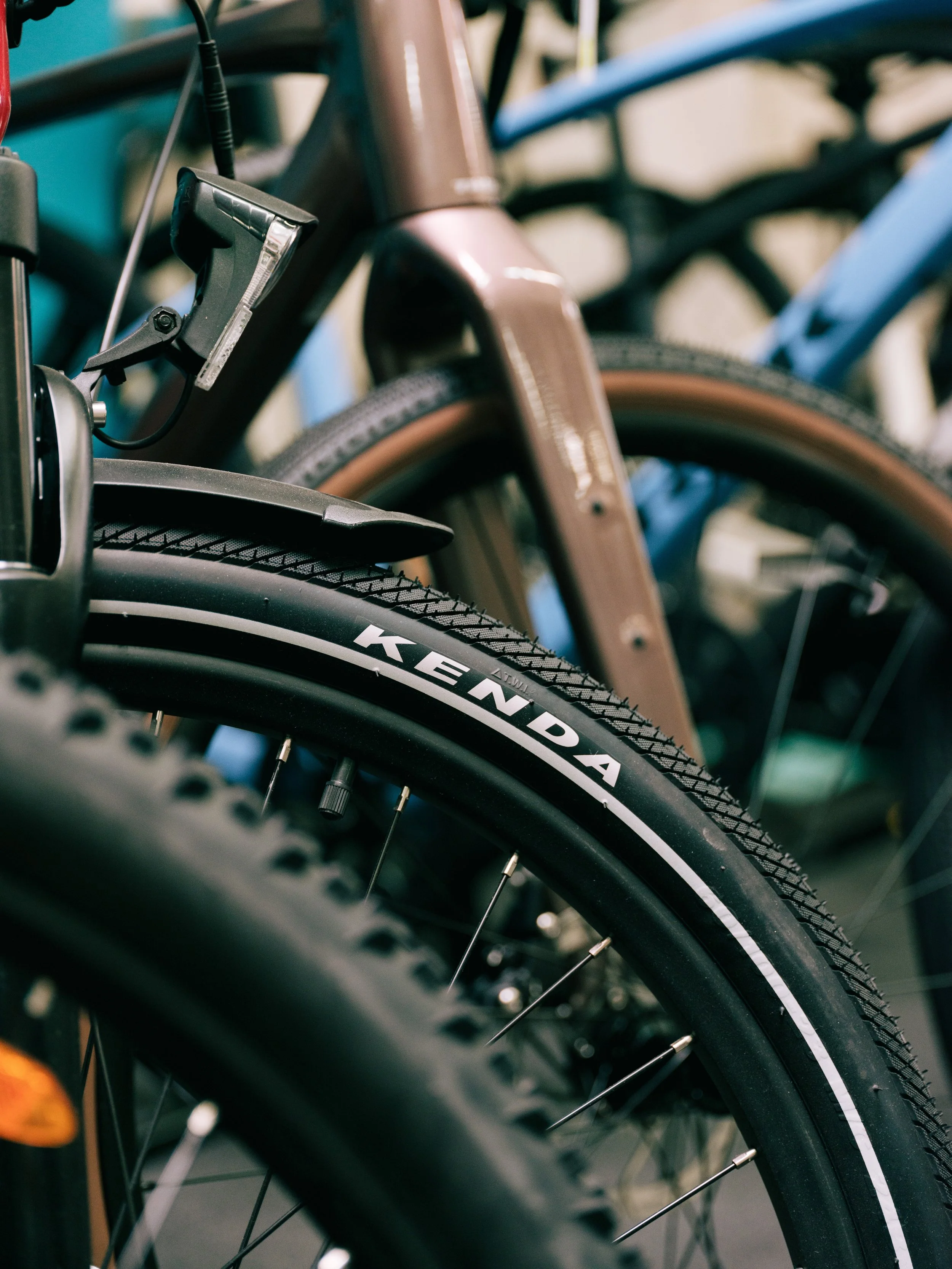 Get my shack bike to roll safely