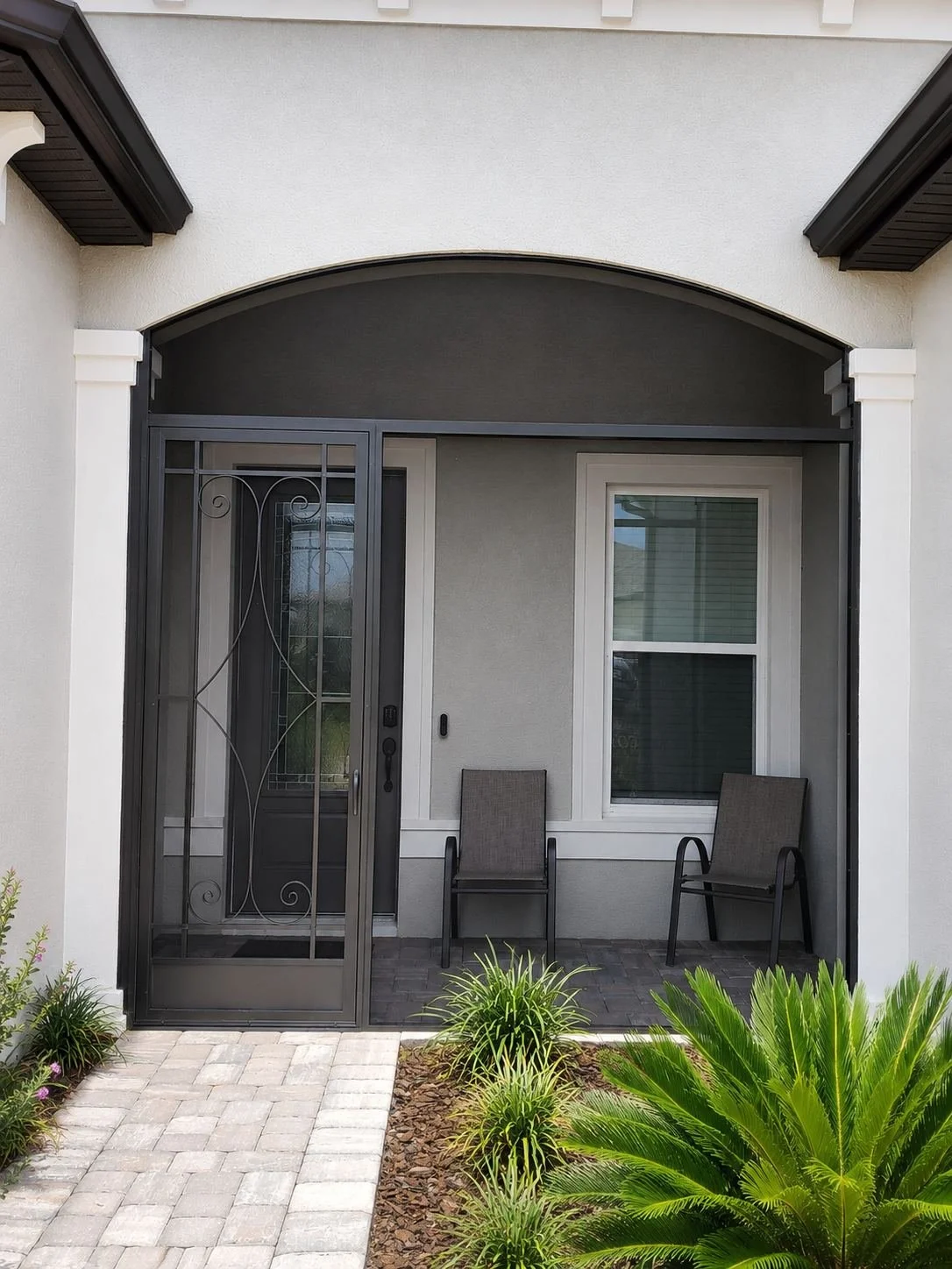 Modern entryway with decorative details.jpg