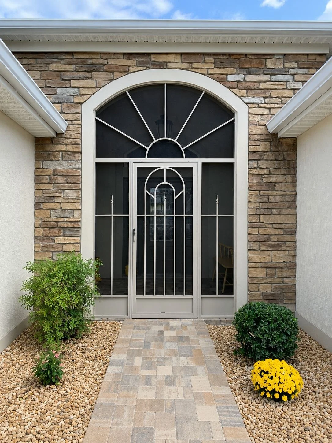 Symmetrical entryway with stone details.jpg