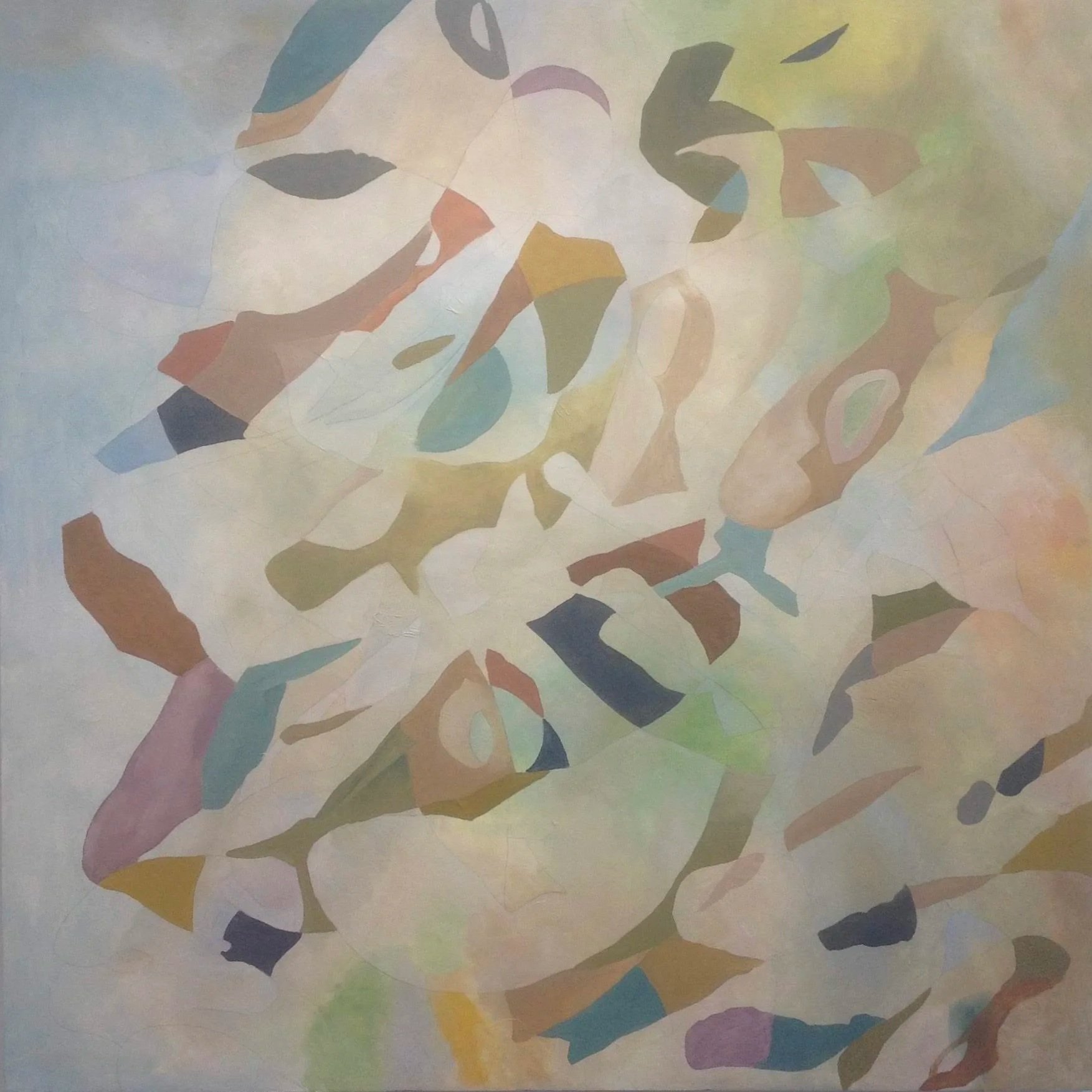 The bearable lightness of being (2015) Oil on wood panel. Collection of Sarah and Jacob Sherwood